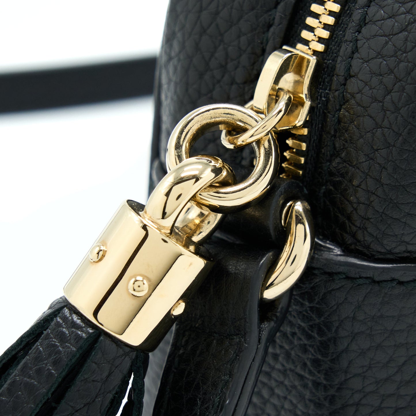 Gucci Soho Camera Disco Bag Calfskin Black