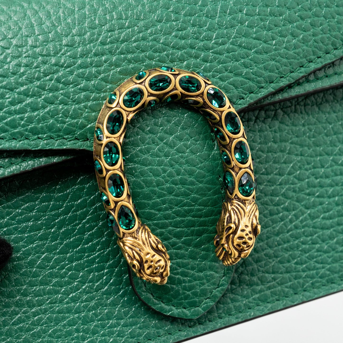 Gucci Dionysus Super Mini Leather Green