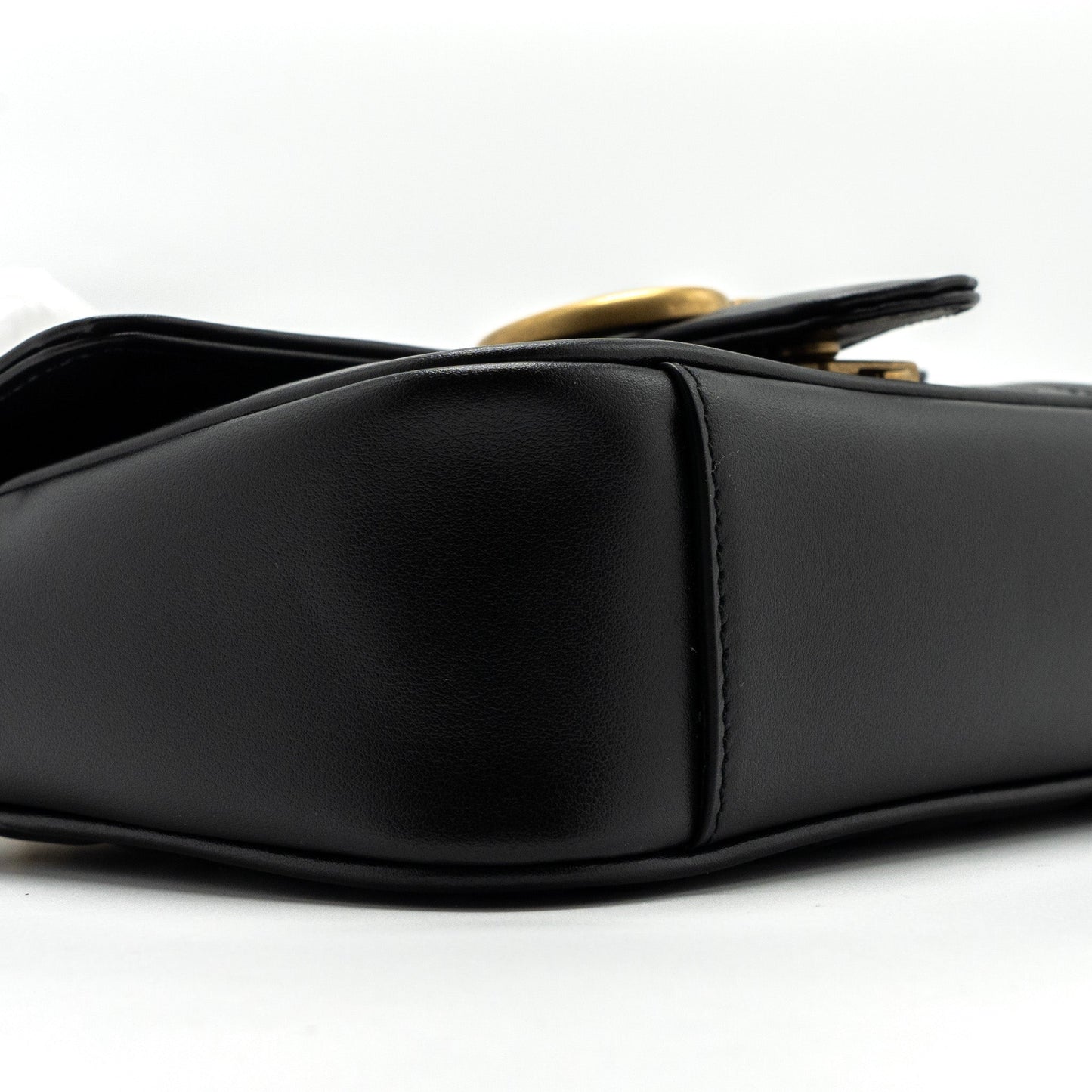 Gucci mini marmont calfskin black
