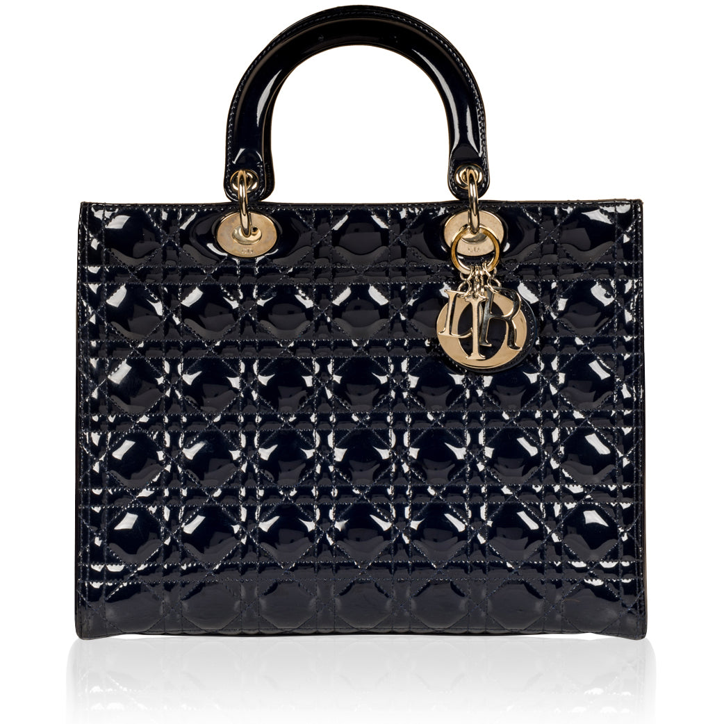 Christian Dior Lady Dior - Large - Patent