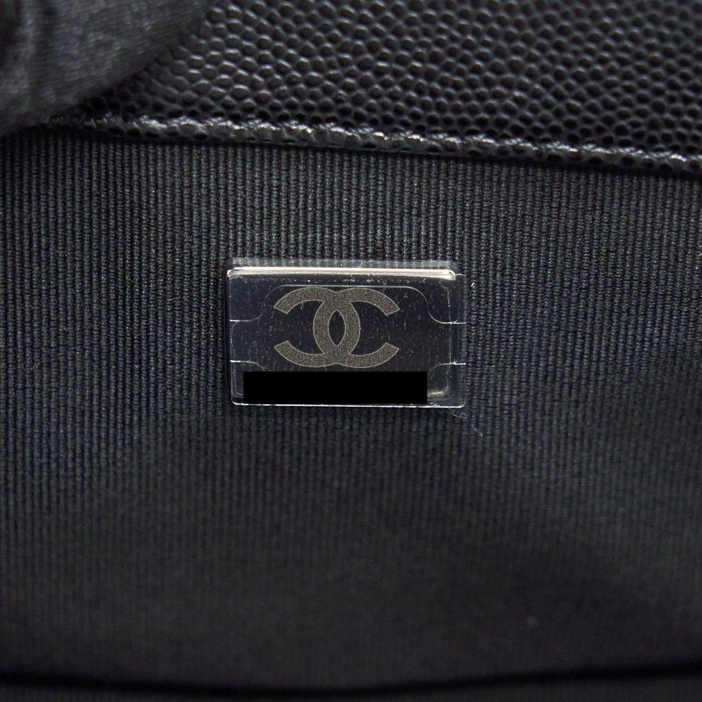 Chanel Small Boy Bag Caviar Black Ruthenium Hardware