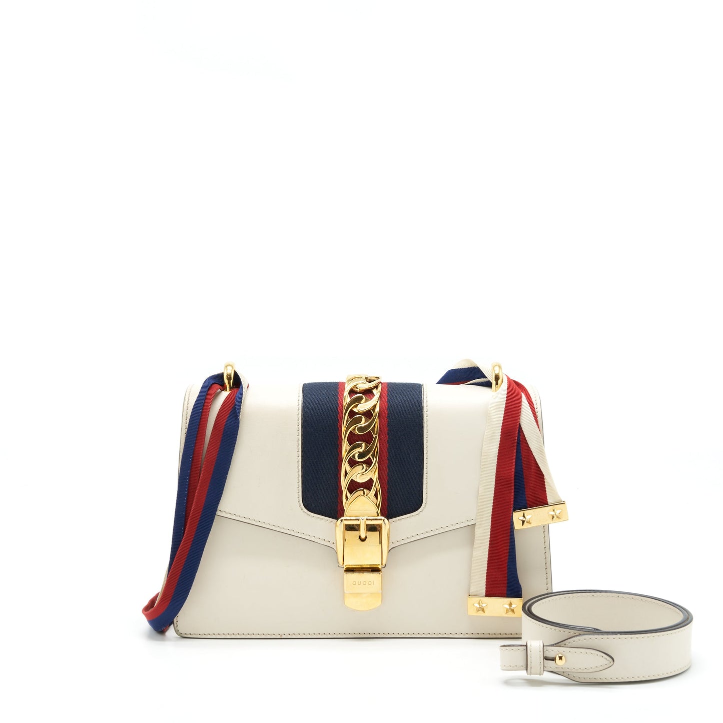 Gucci Small Sylvie Bag White