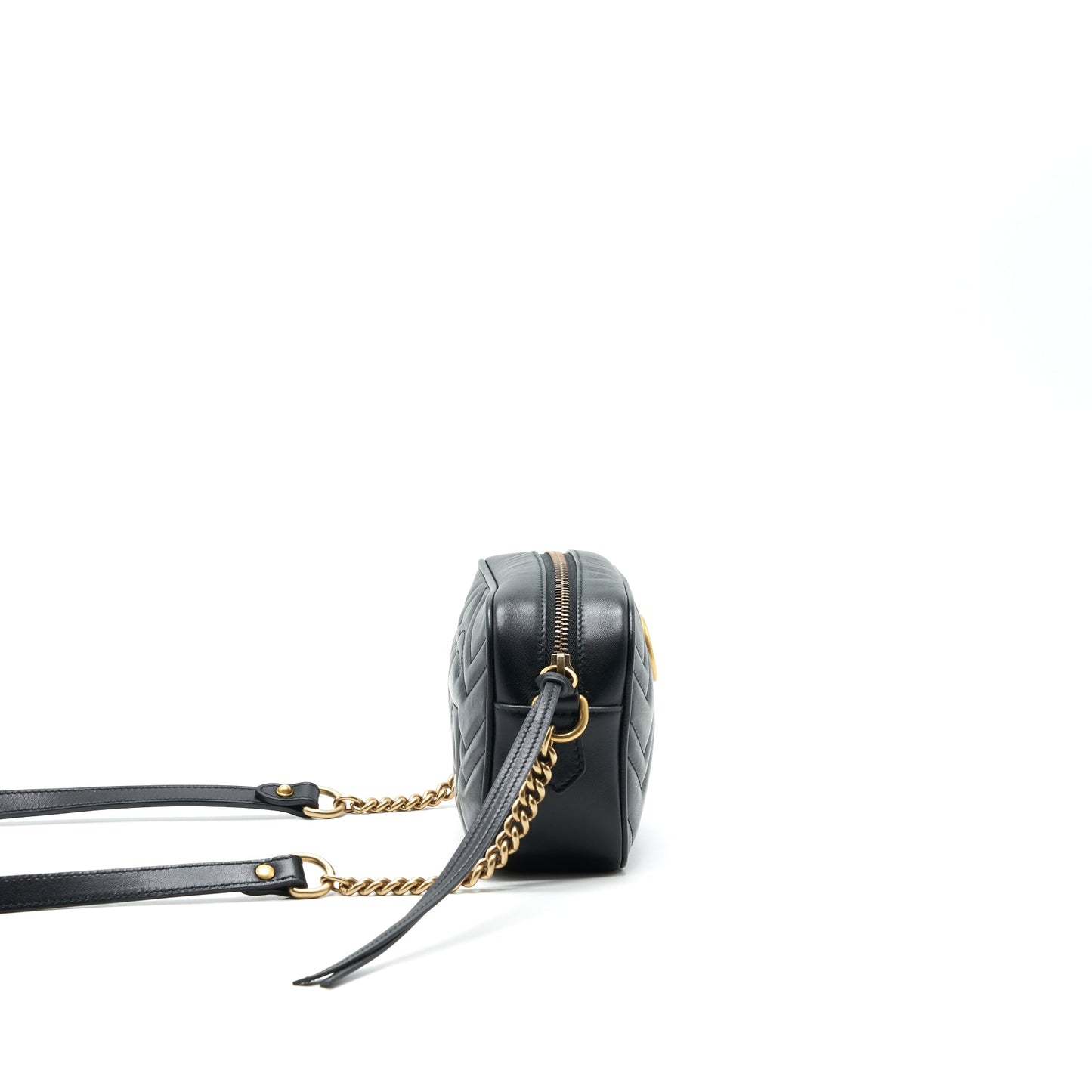 GUCCI MARMONT CAMERA BAG BLACK