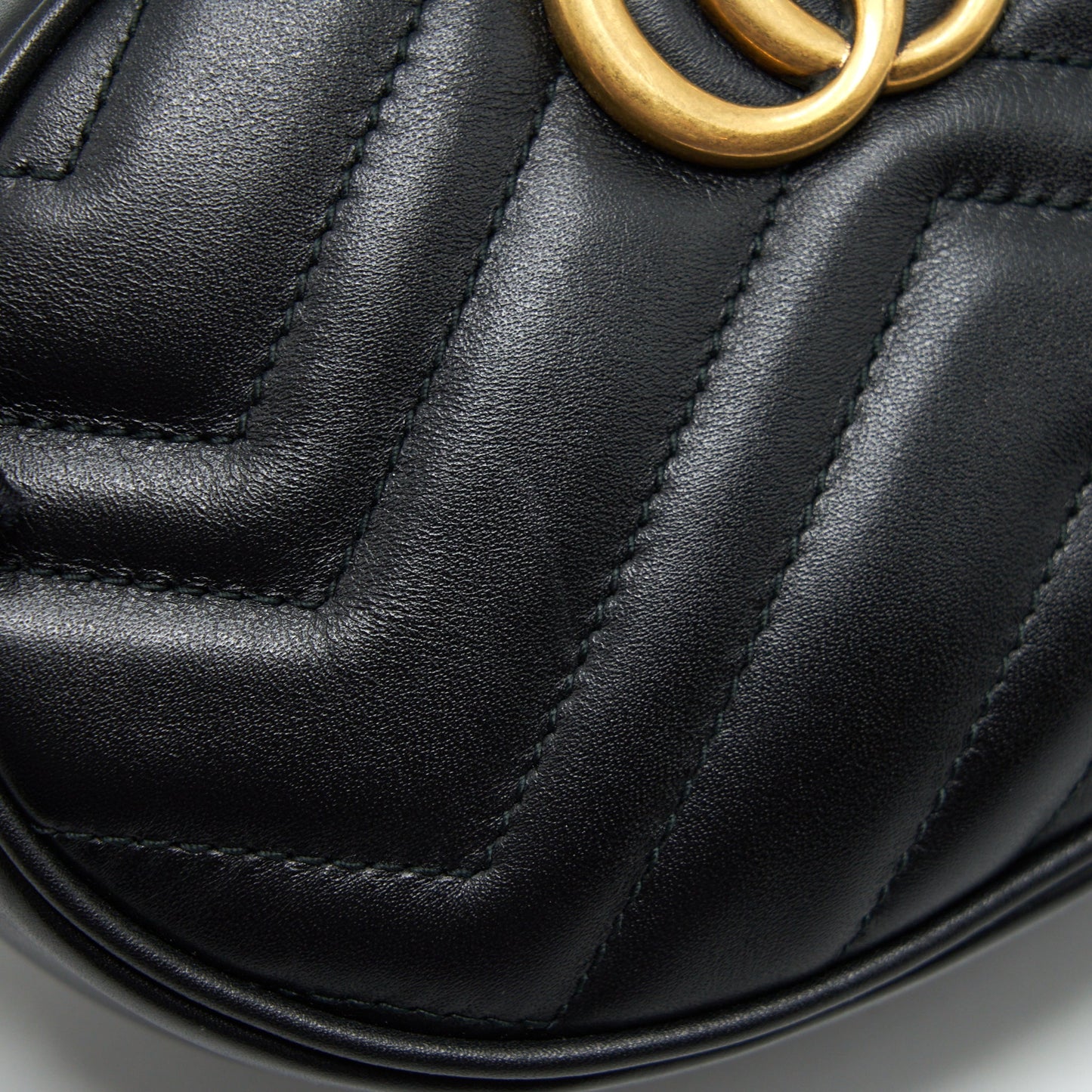 Gucci GG Marmont Matelasse Belt Bag Black