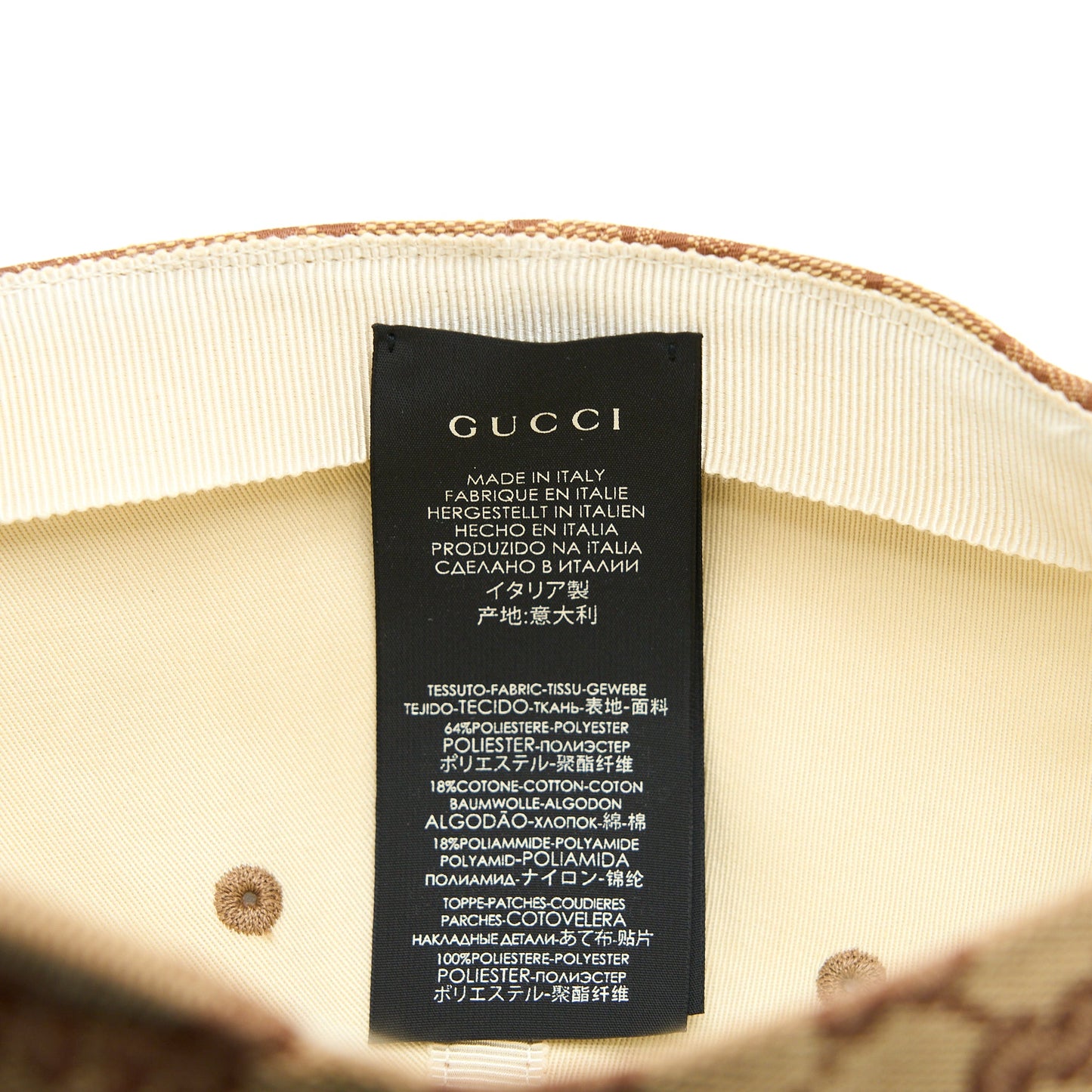 Gucci NY Yankees-logo GG Cap Canvas Beige