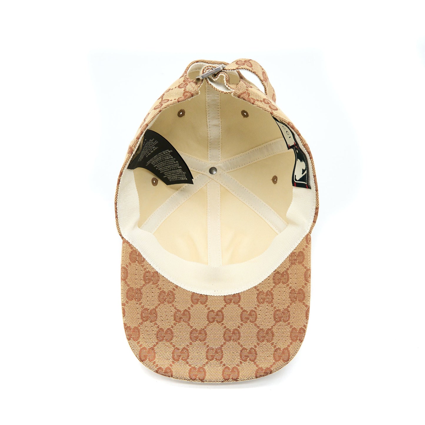 Gucci NY Yankees-logo GG Cap Canvas Beige
