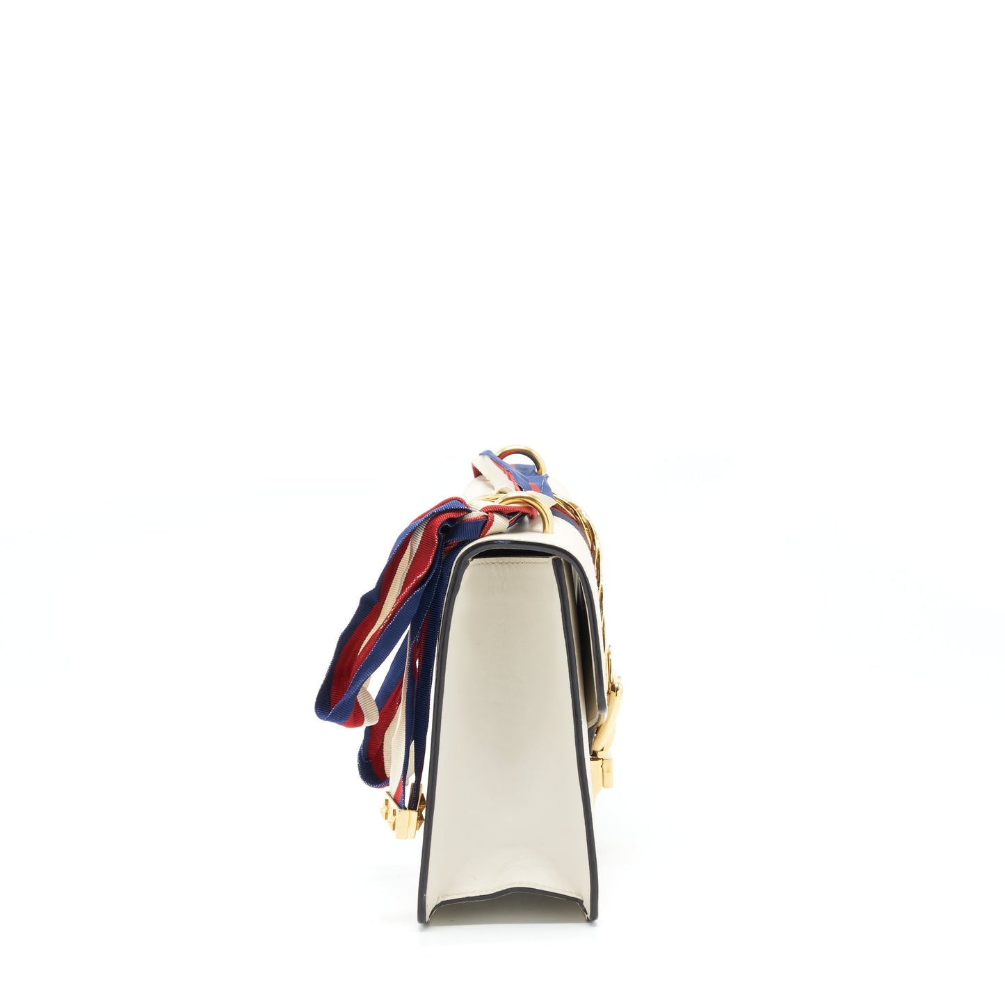 Gucci Small Sylvie Shoulder Bag White