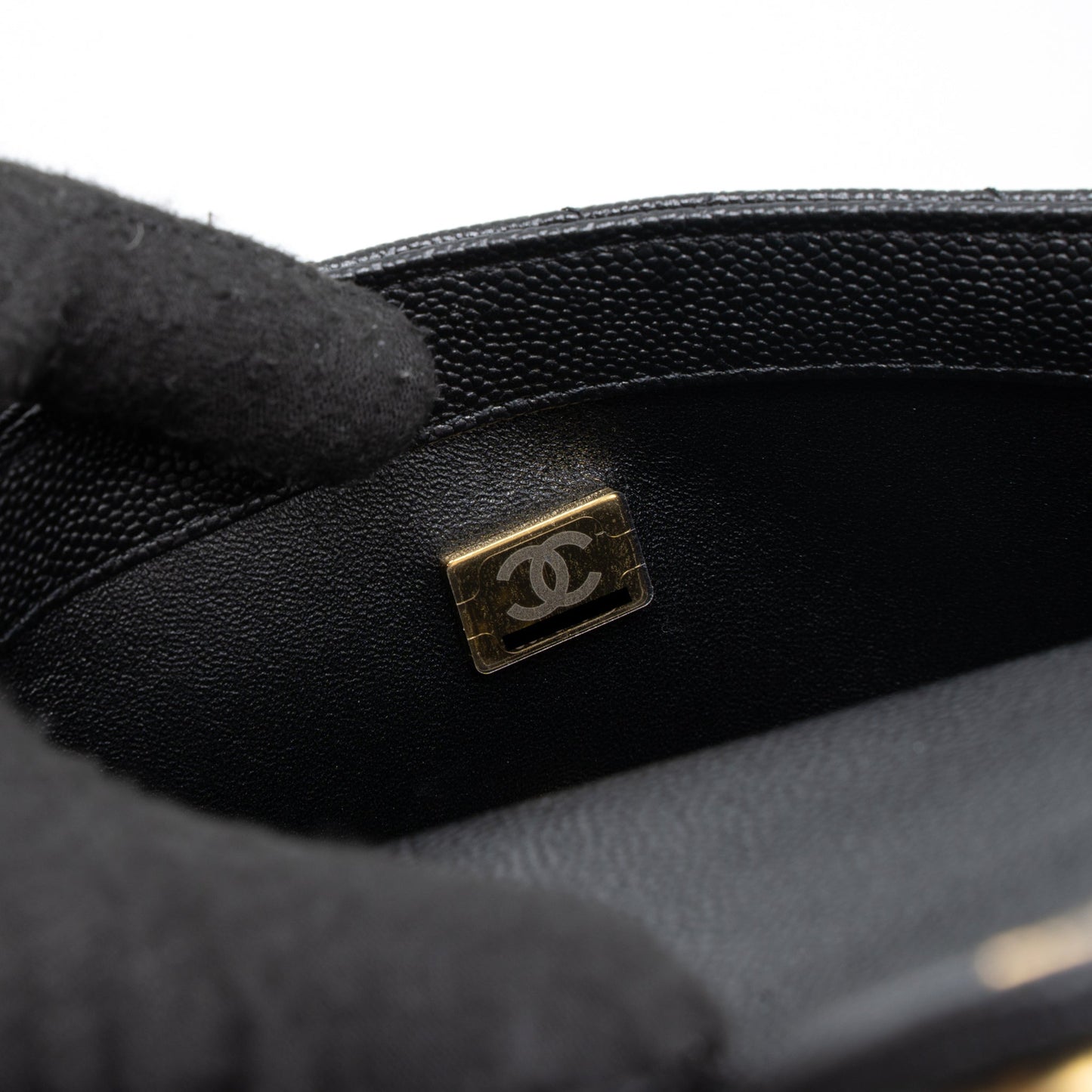 Chanel 23P Mini Coco Love Flap Bag Caviar Black (Microchip)
