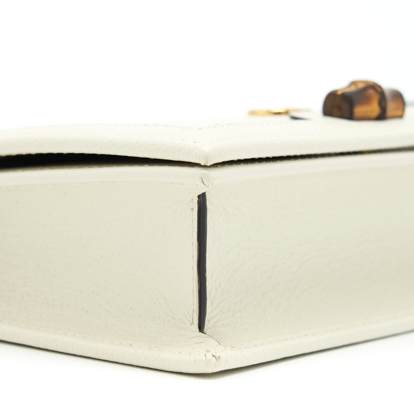 Gucci Diana Mini Bag with Bamboo White