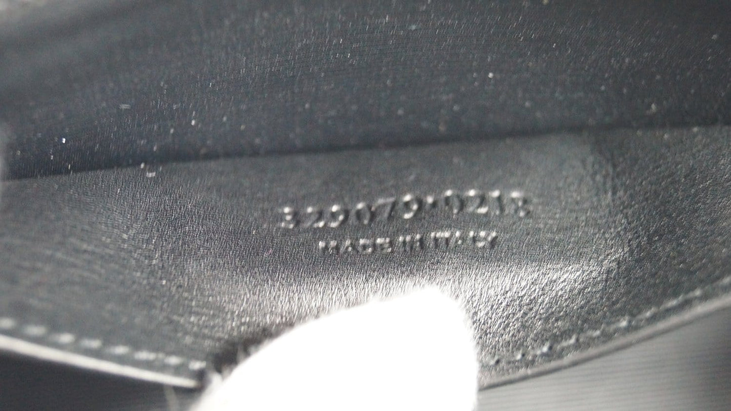 YVES SAINT LAURENT Kate Black Leather Clutch