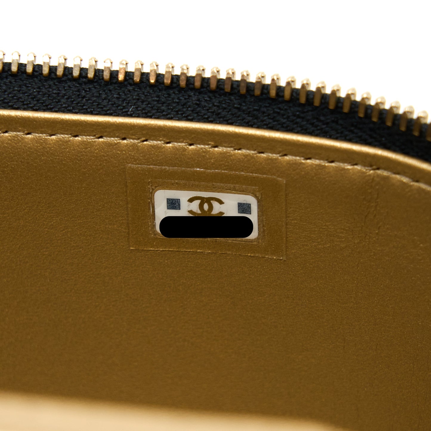 Chanel Pearl Crush Long Vanity Lambskin Black (Microchip)