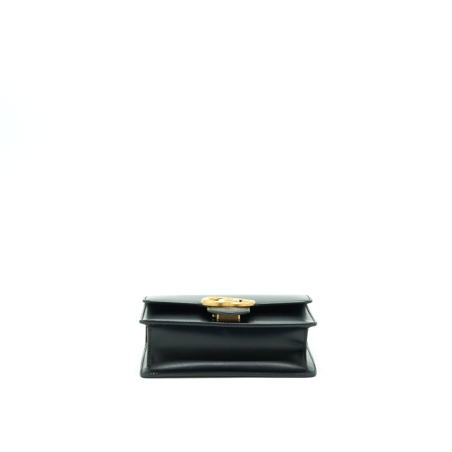 Gucci GG Flap Bag Box Calfskin Black