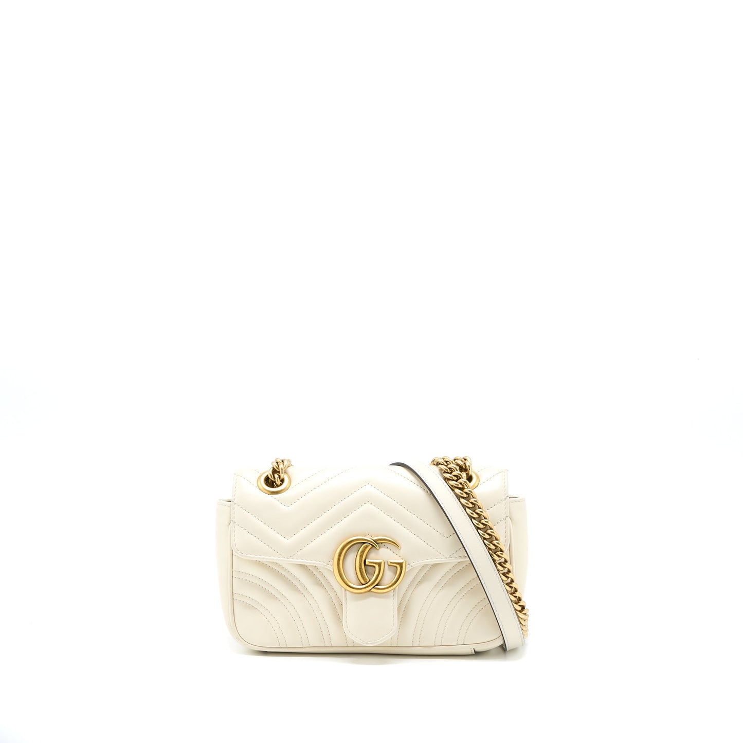 Gucci Mini Marmont Calfskin White
