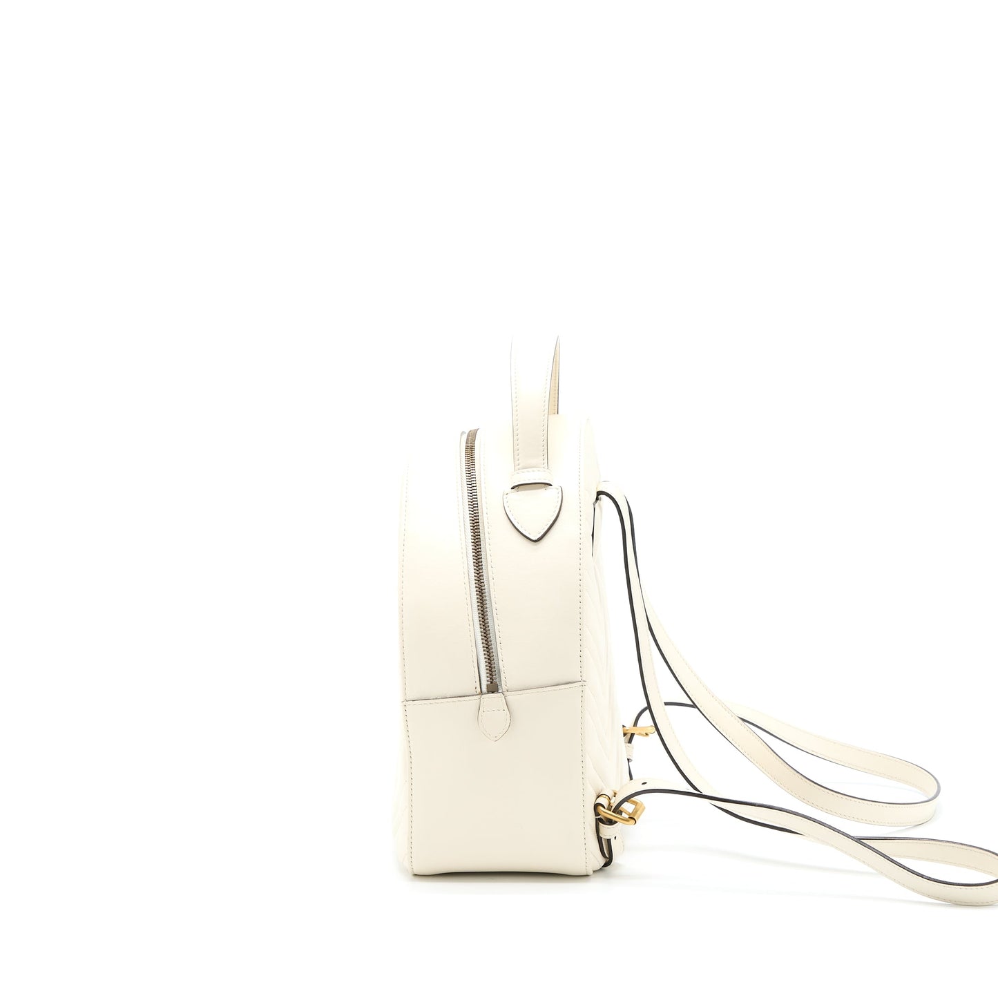 Gucci GG Marmont Backpack Calfskin White