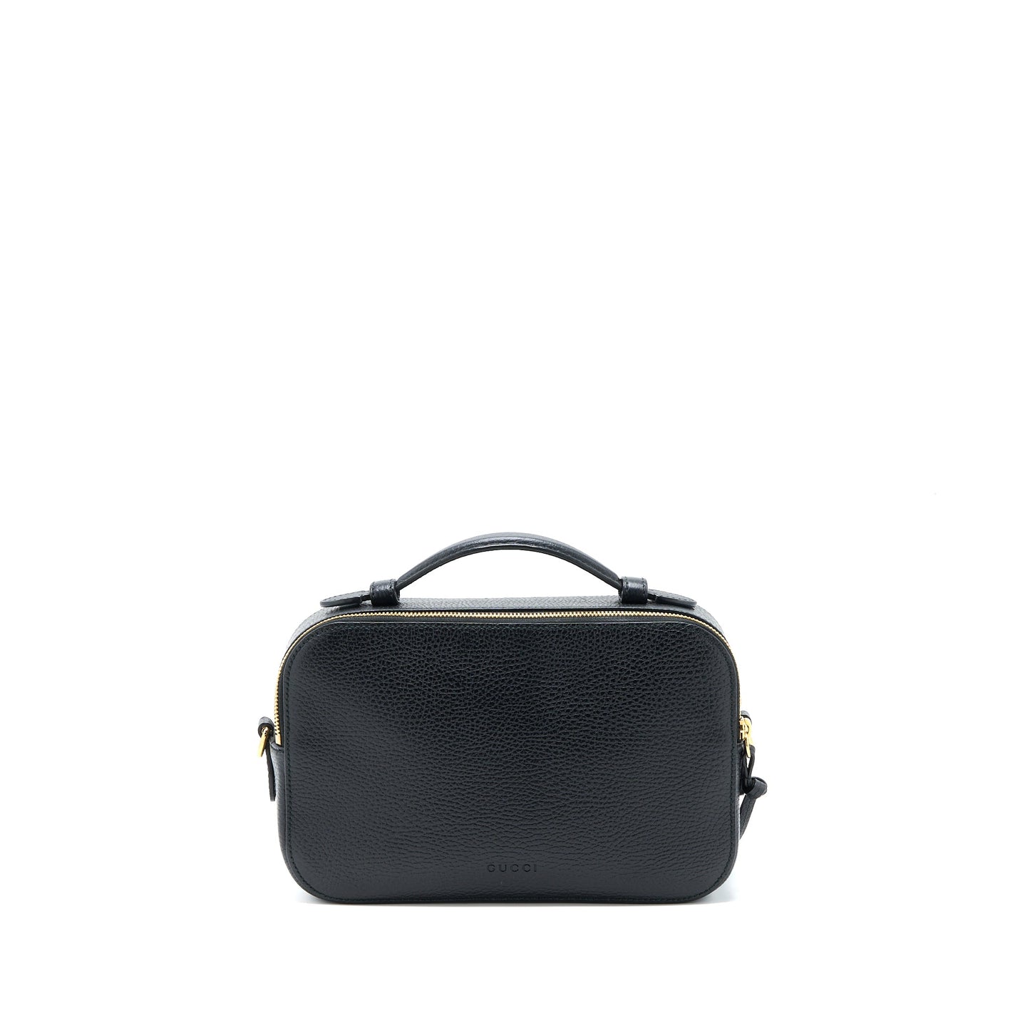 Gucci Snake Printed Camera Bag Calfskin Black