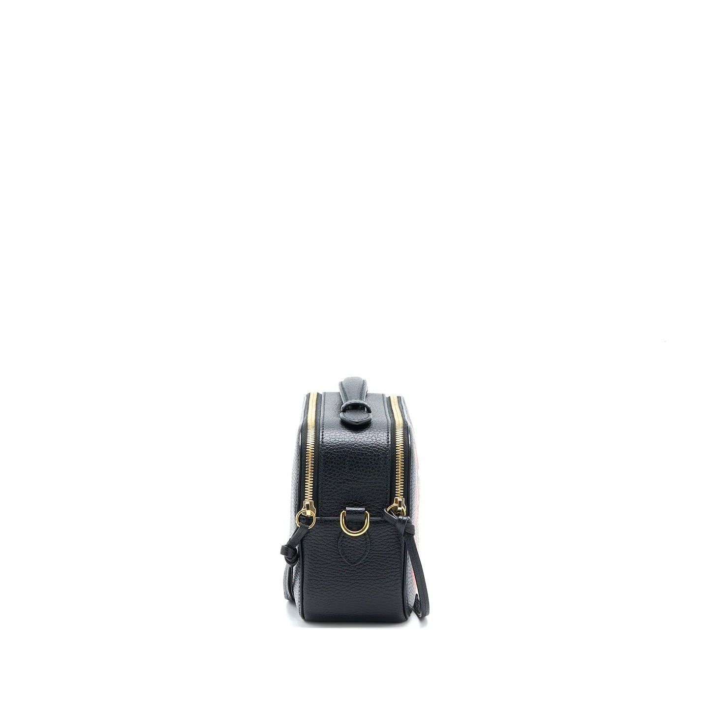 Gucci Snake Printed Camera Bag Calfskin Black