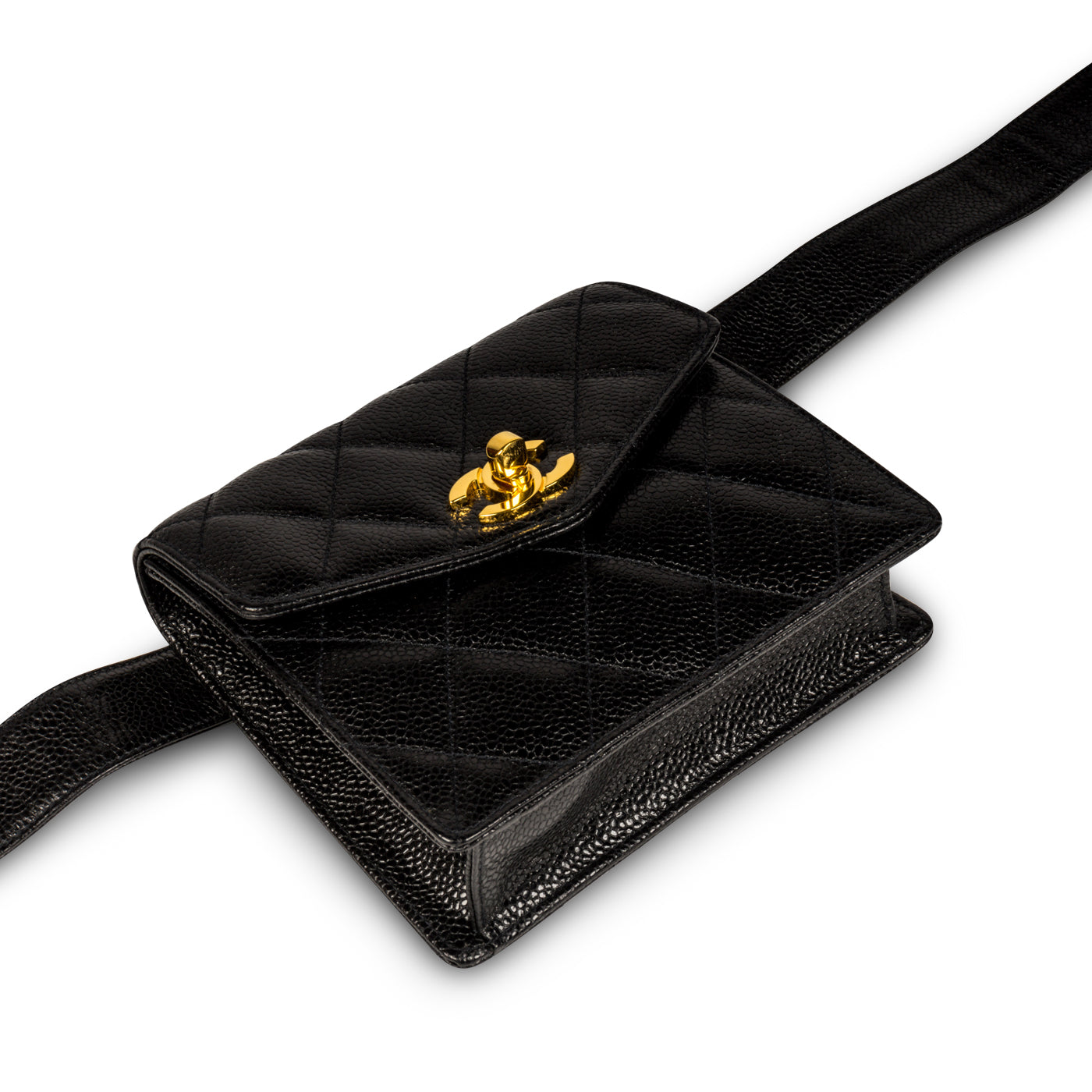 Chanel Vintage Mini Square Belt Bag