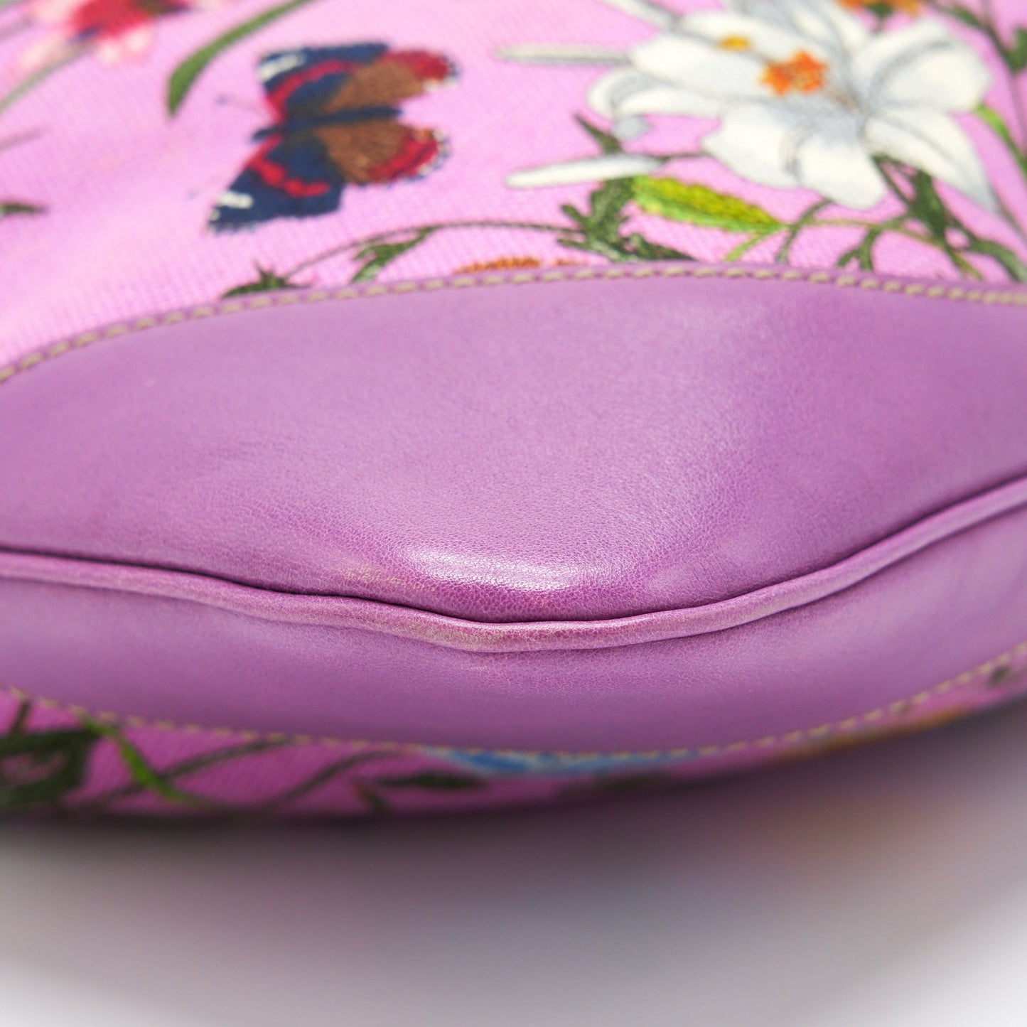 Gucci Flora Jackie Bag Canvas And Leather Multicolour