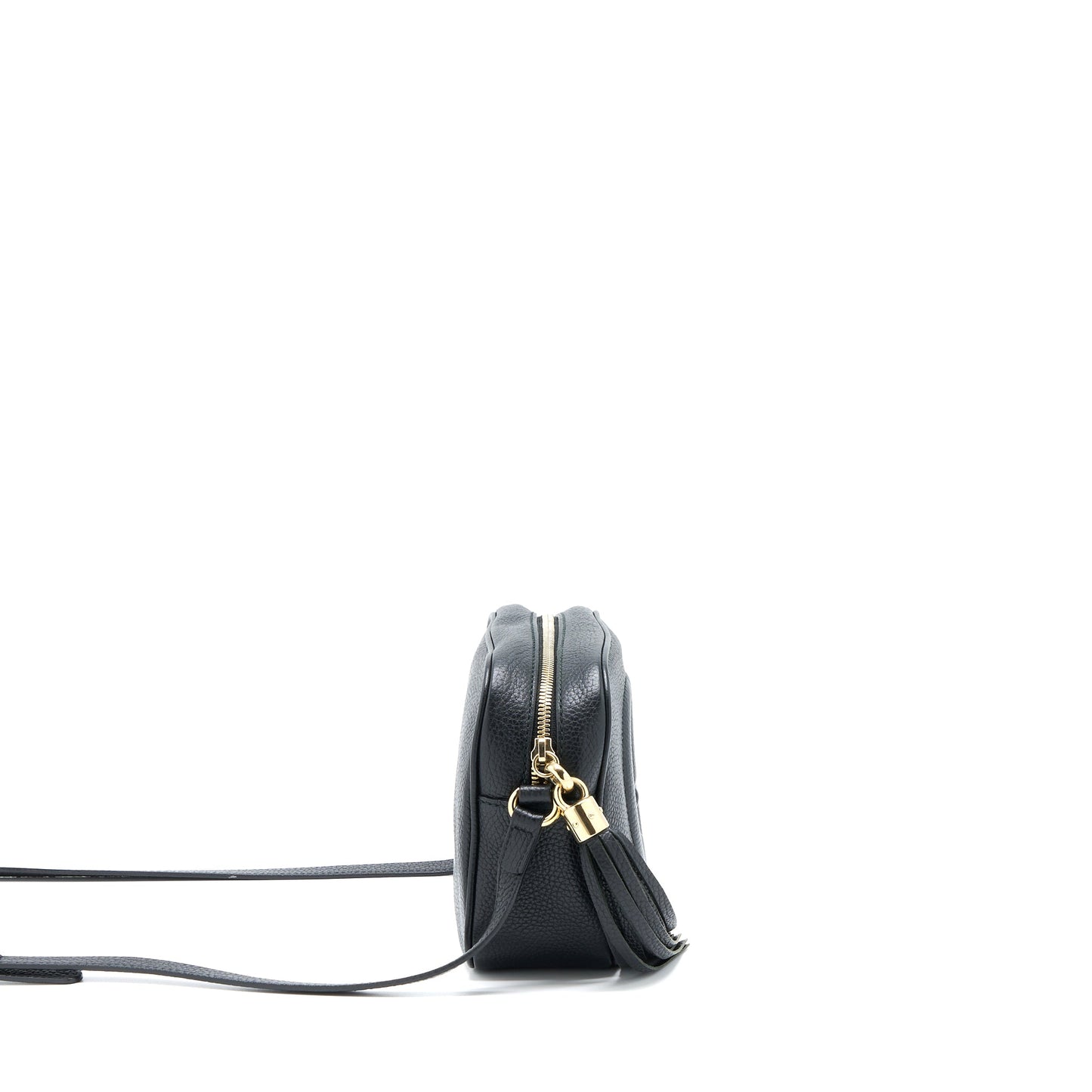 Gucci Soho Disco Camera Bag Calfskin Black L
