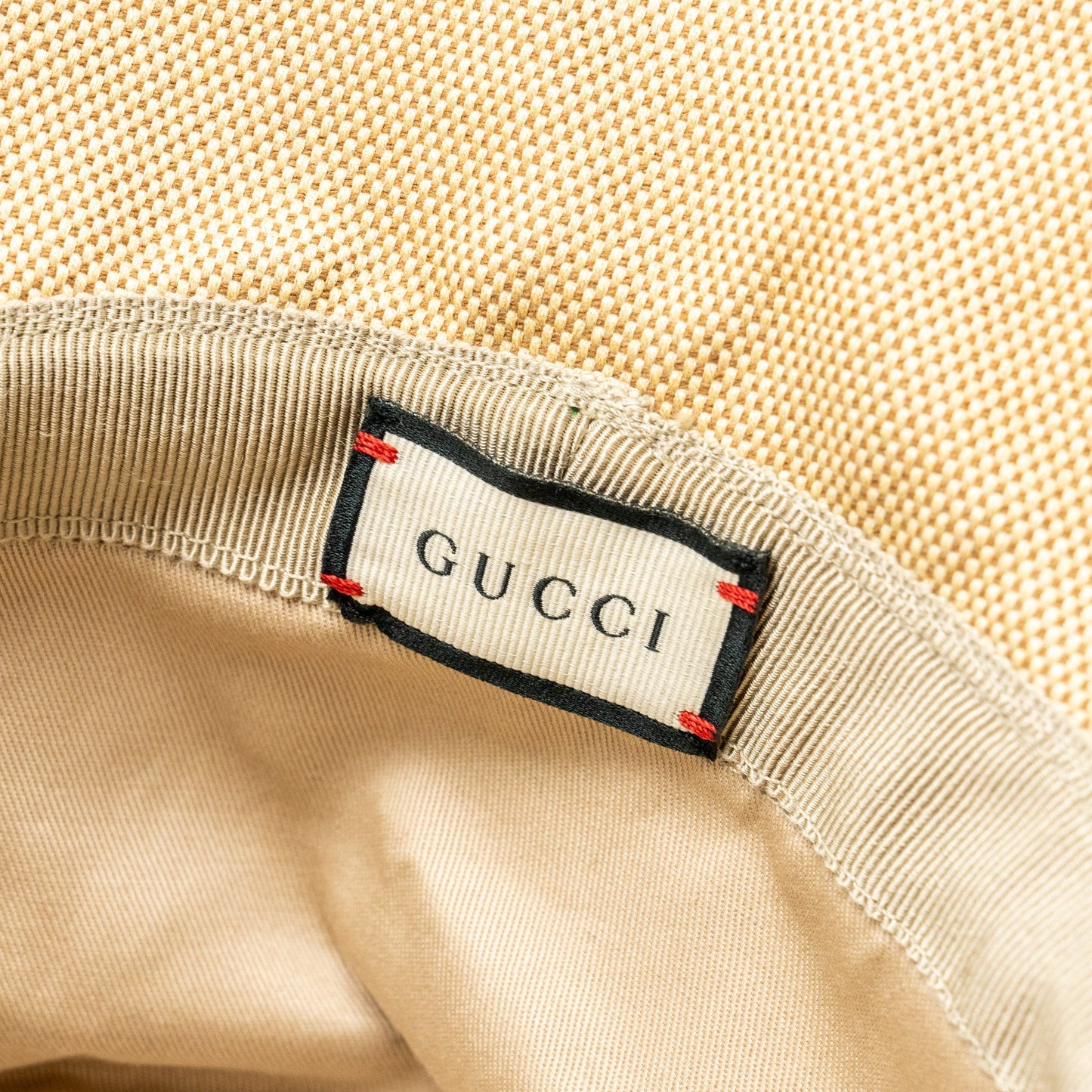 Gucci Size M Bucket Hat Canvas Brown