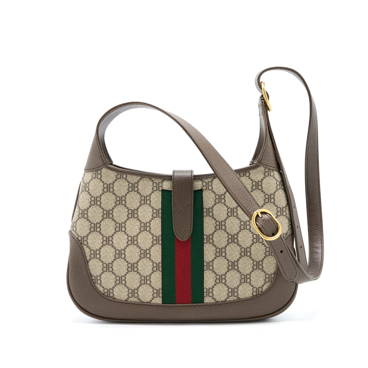 Gucci/Balenciaga Jackie Bag Supreme Canvas And Leather
