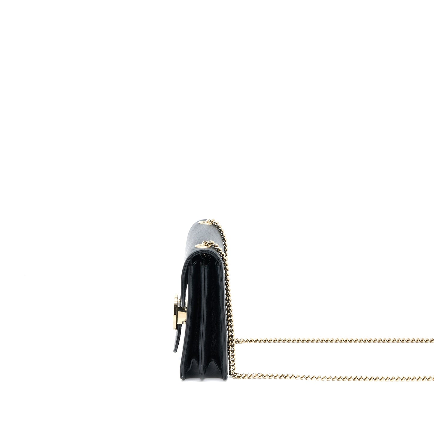 Gucci Interlocking Small Shoulder Bag Black L