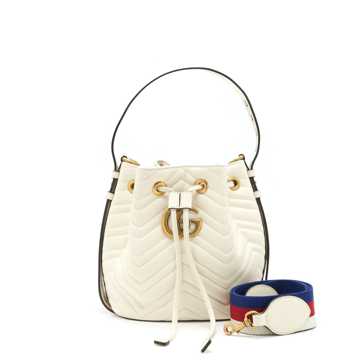Gucci Bucket Bag White