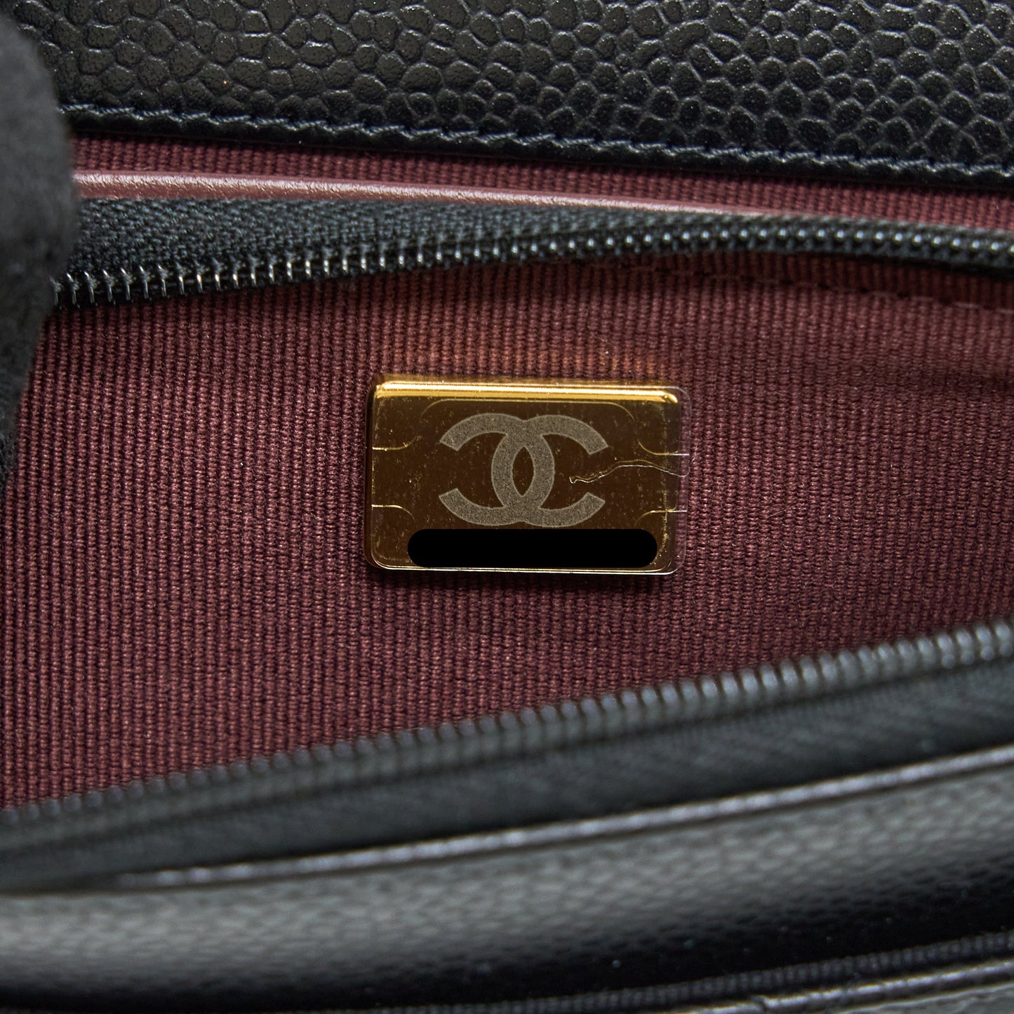 Chanel Classic Wallet on Chain Caviar Black (Microchip)