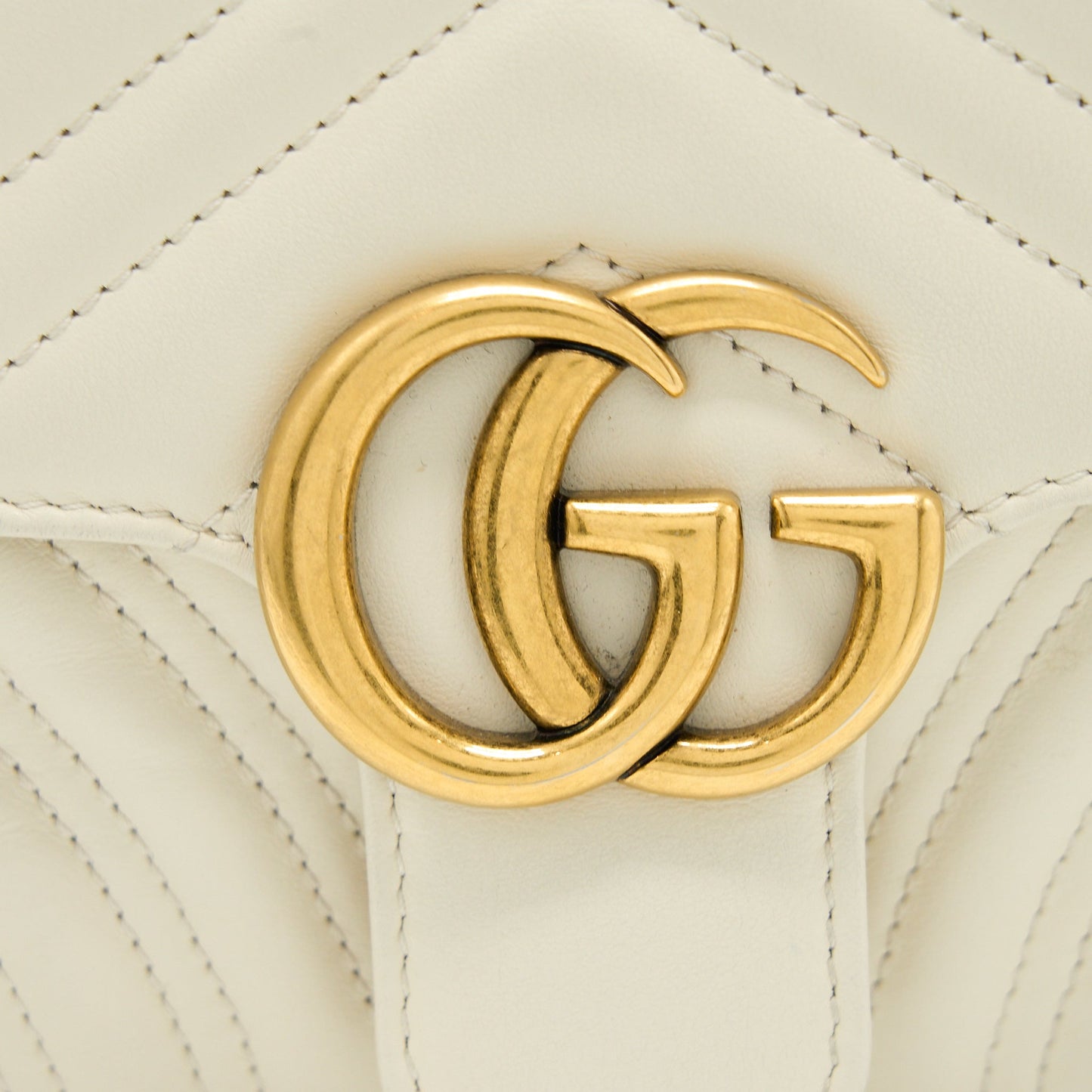 Gucci Mini Marmont Calfskin White
