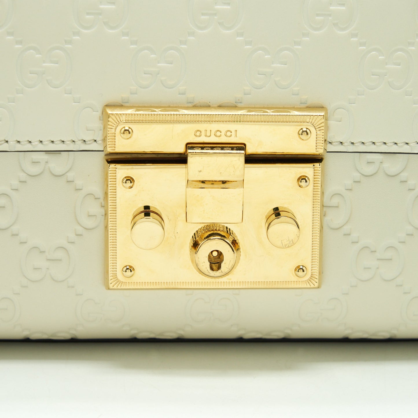Gucci Small Padlock White