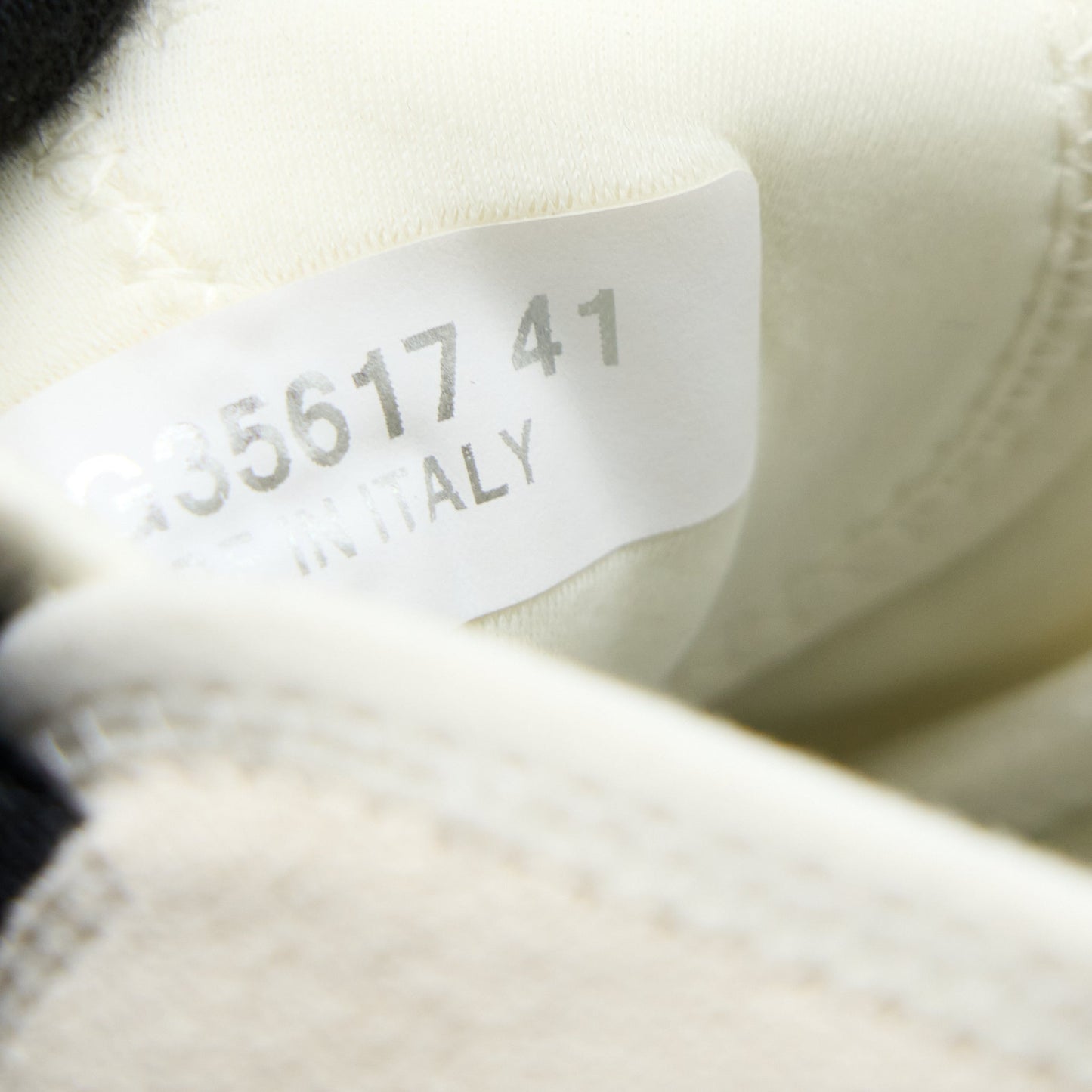 Chanel Size 41 Sport Trail Sneaker Suede/Calfskin White/Black