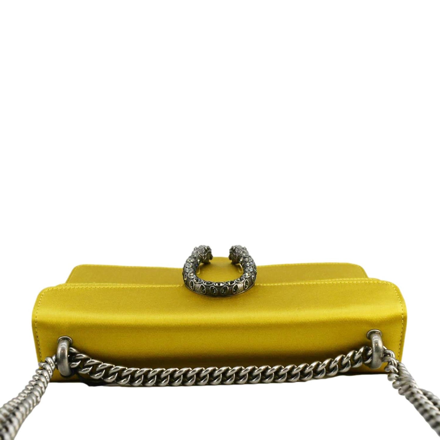 GUCCI Dionysus Small Leather Crossbody Bag Gold 499623