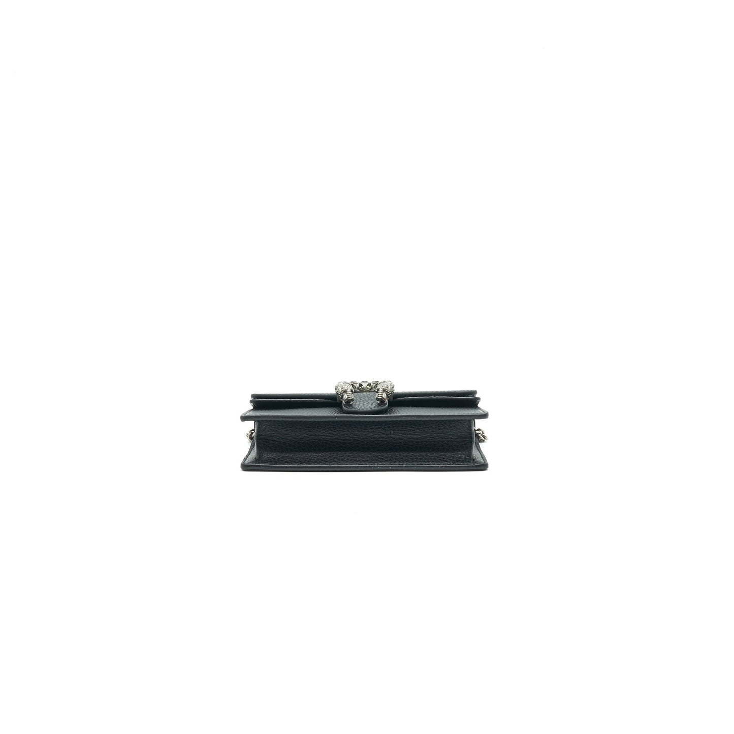 Gucci Dionysus Leather Super Mini Bag Black