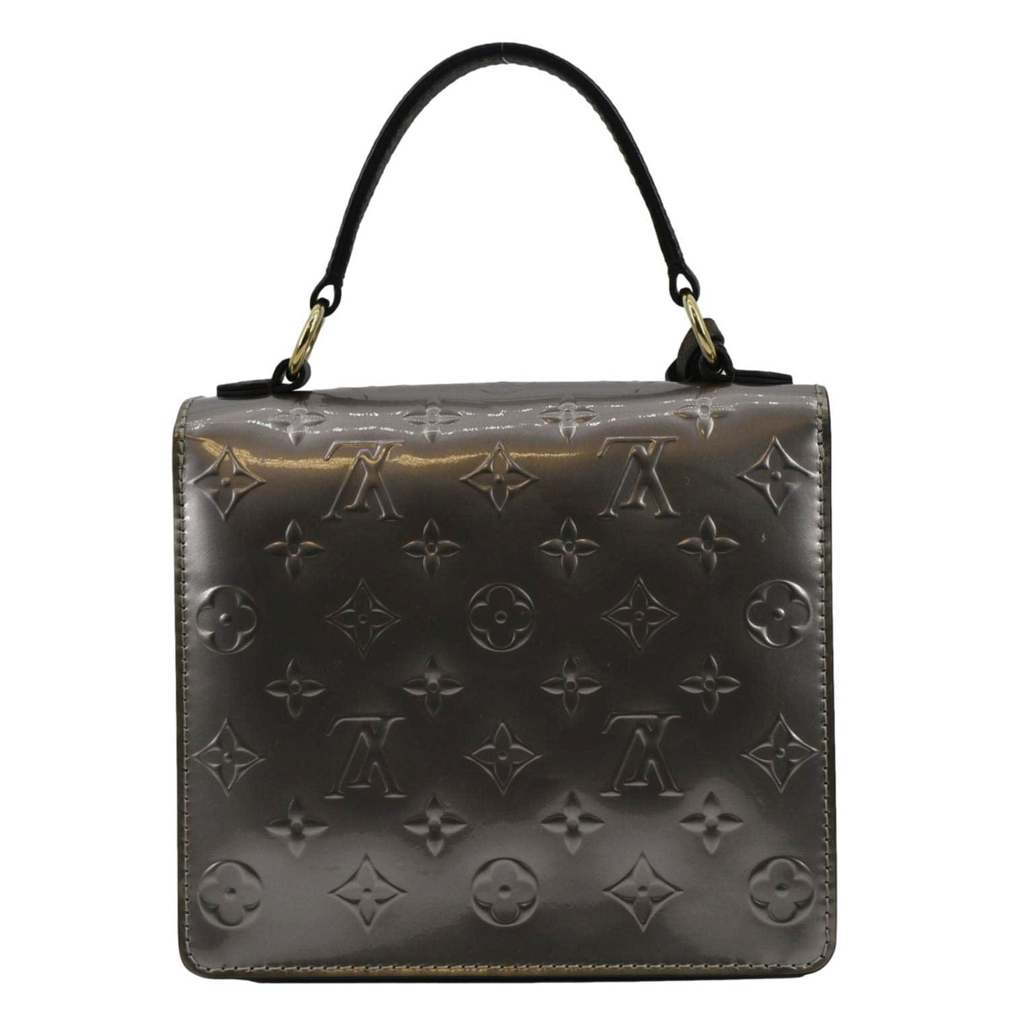 LOUIS VUITTON Spring Street NM Monogram Vernis Crossbody Bag Light Purple