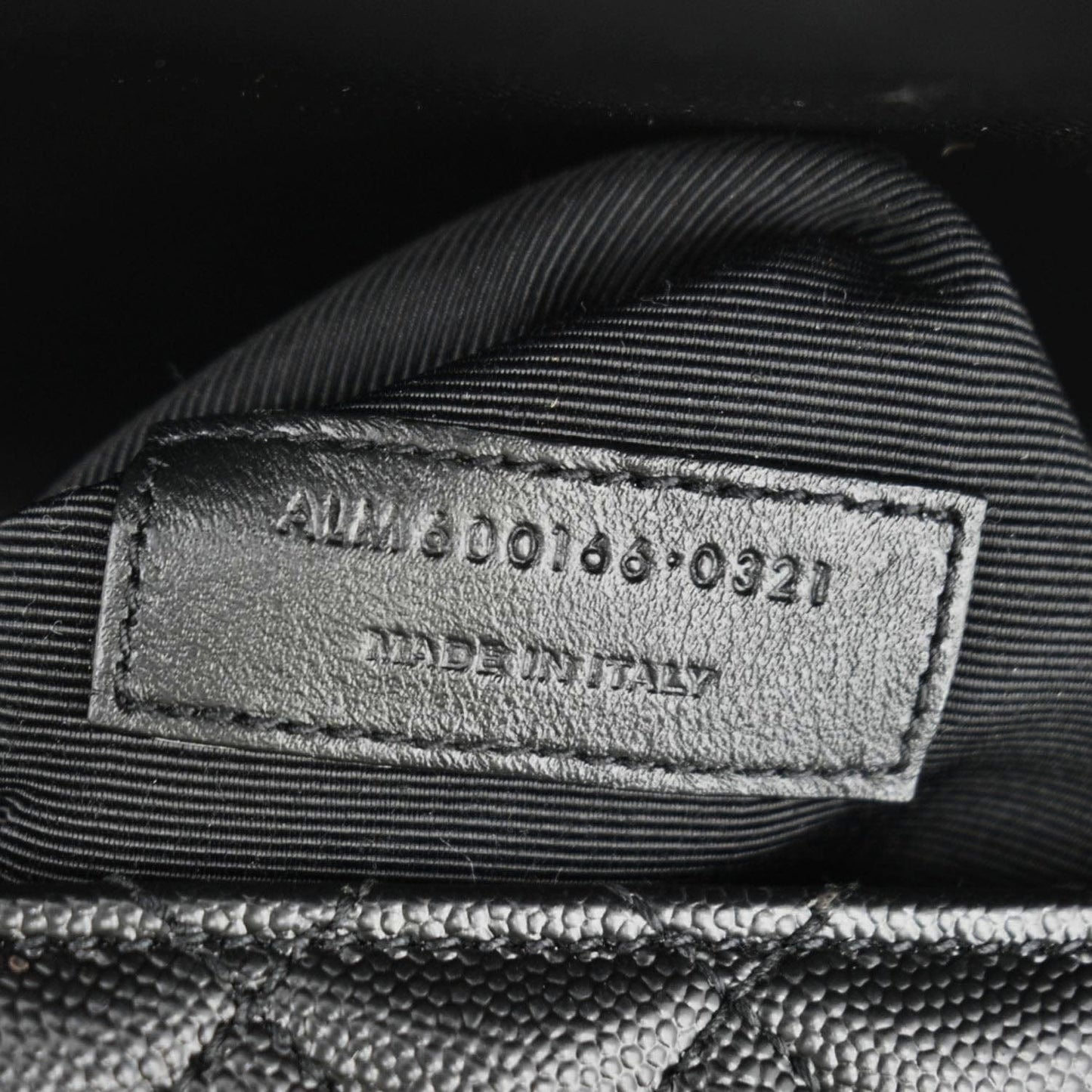 YVES SAINT LAURENT Large Envelope Mix Matelasse Leather Chain Shoulder Bag Black