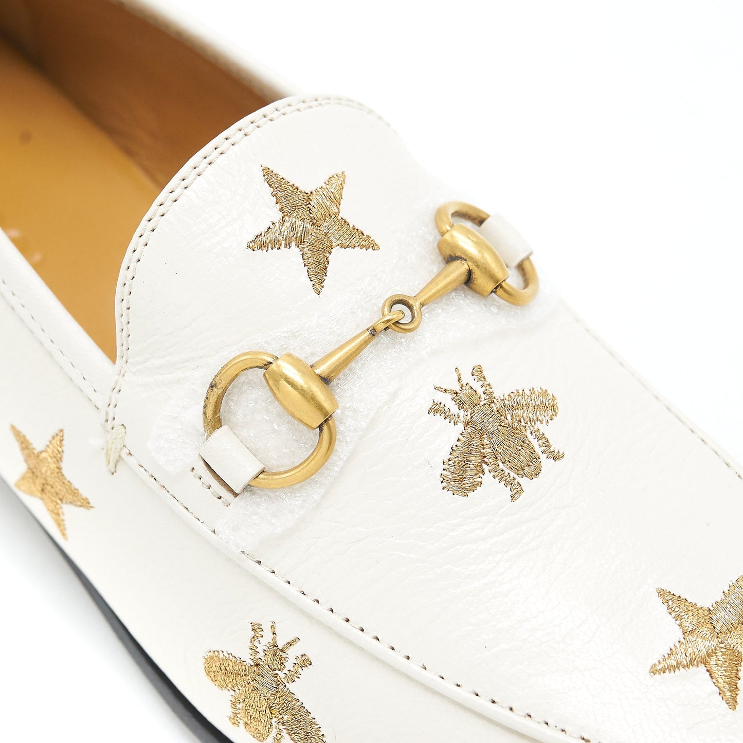 Gucci Size35.5 printed Loafer White