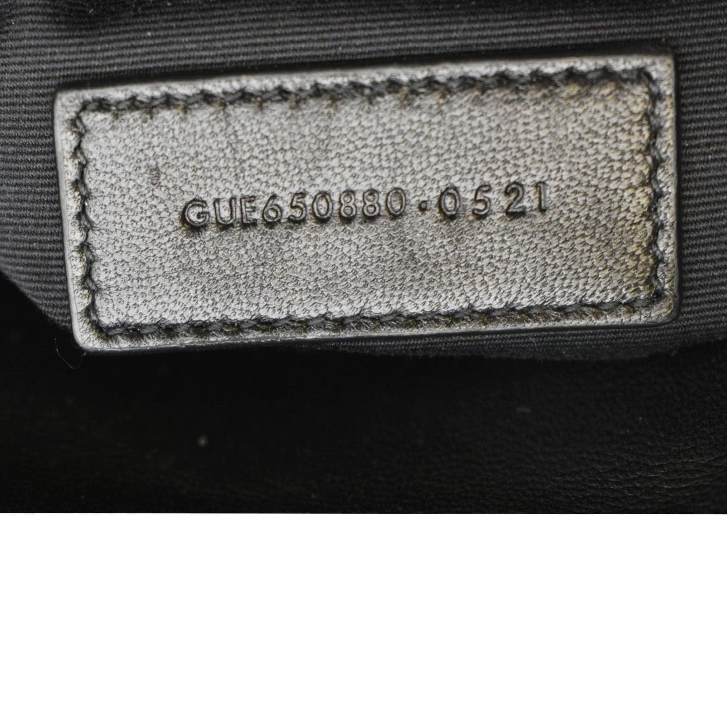 YVES SAINT LAURENT Loulou Small Puffer Leather Pouch Black