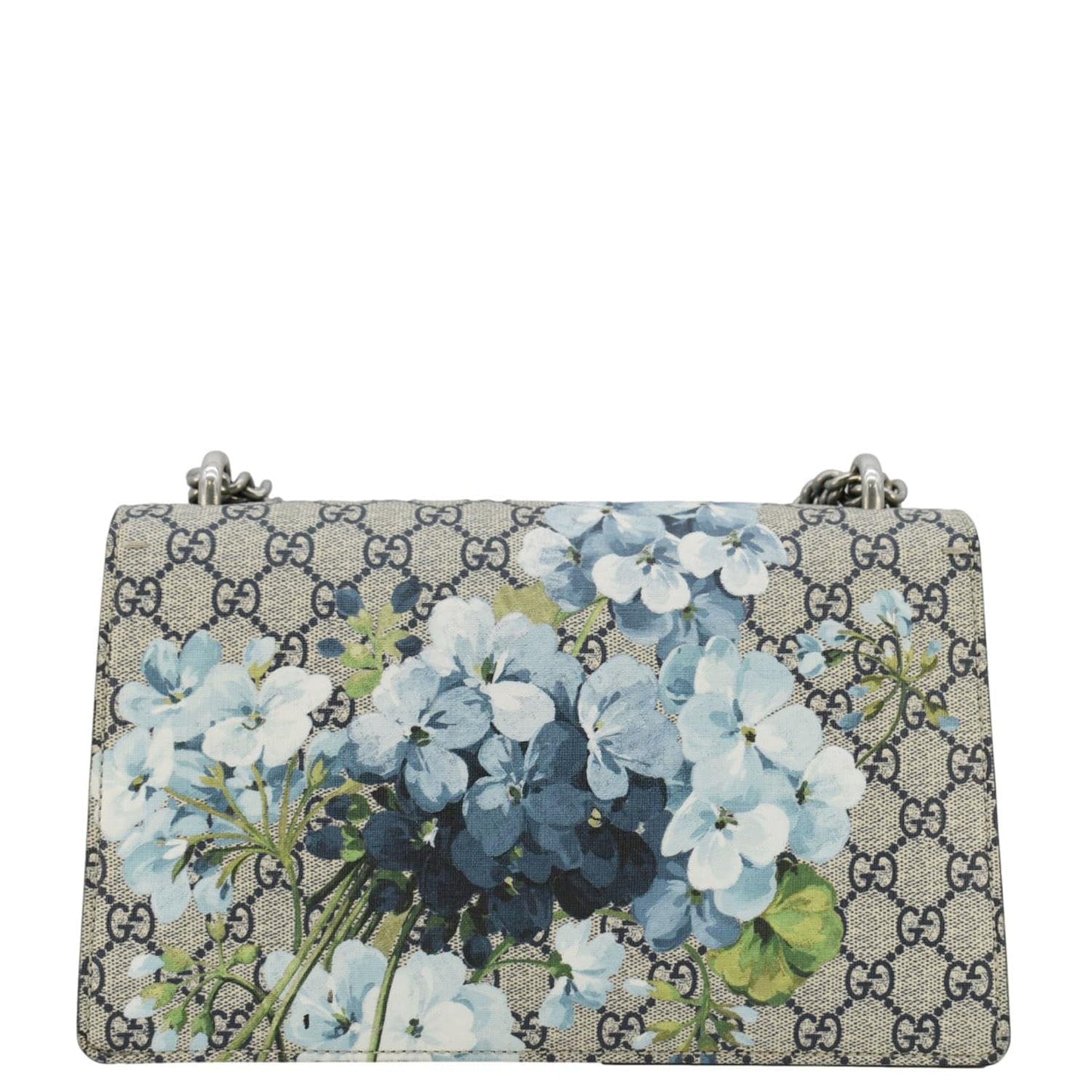 GUCCI Dionysus Blooms GG Supreme Canvas Shoulder Bag Beige 400249