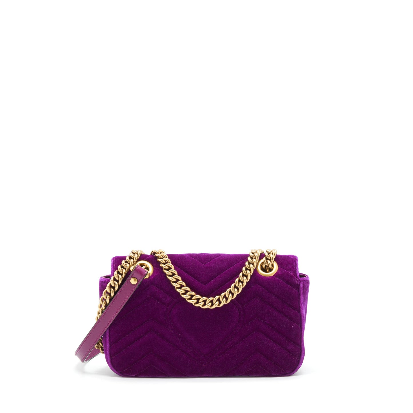Gucci Mini Marmont Bag Velvet Purple
