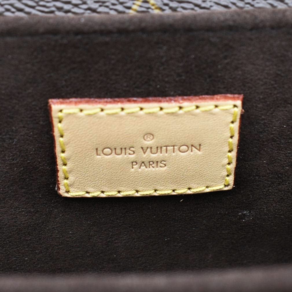LOUIS VUITTON Metis Pochette Monogram Canvas Crossbody Bag Brown
