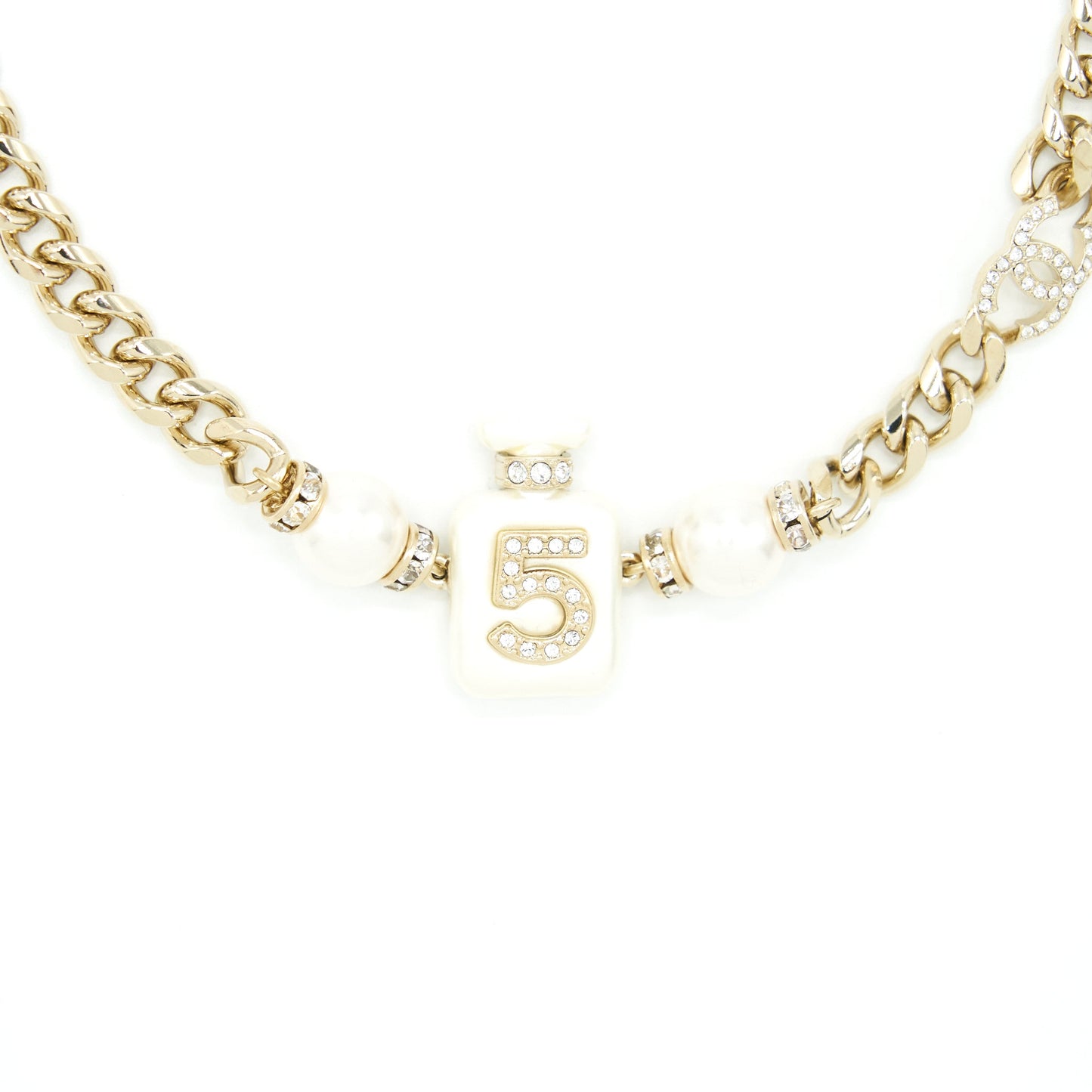 Chanel 22S Perfume Bottle Necklace/Choker L