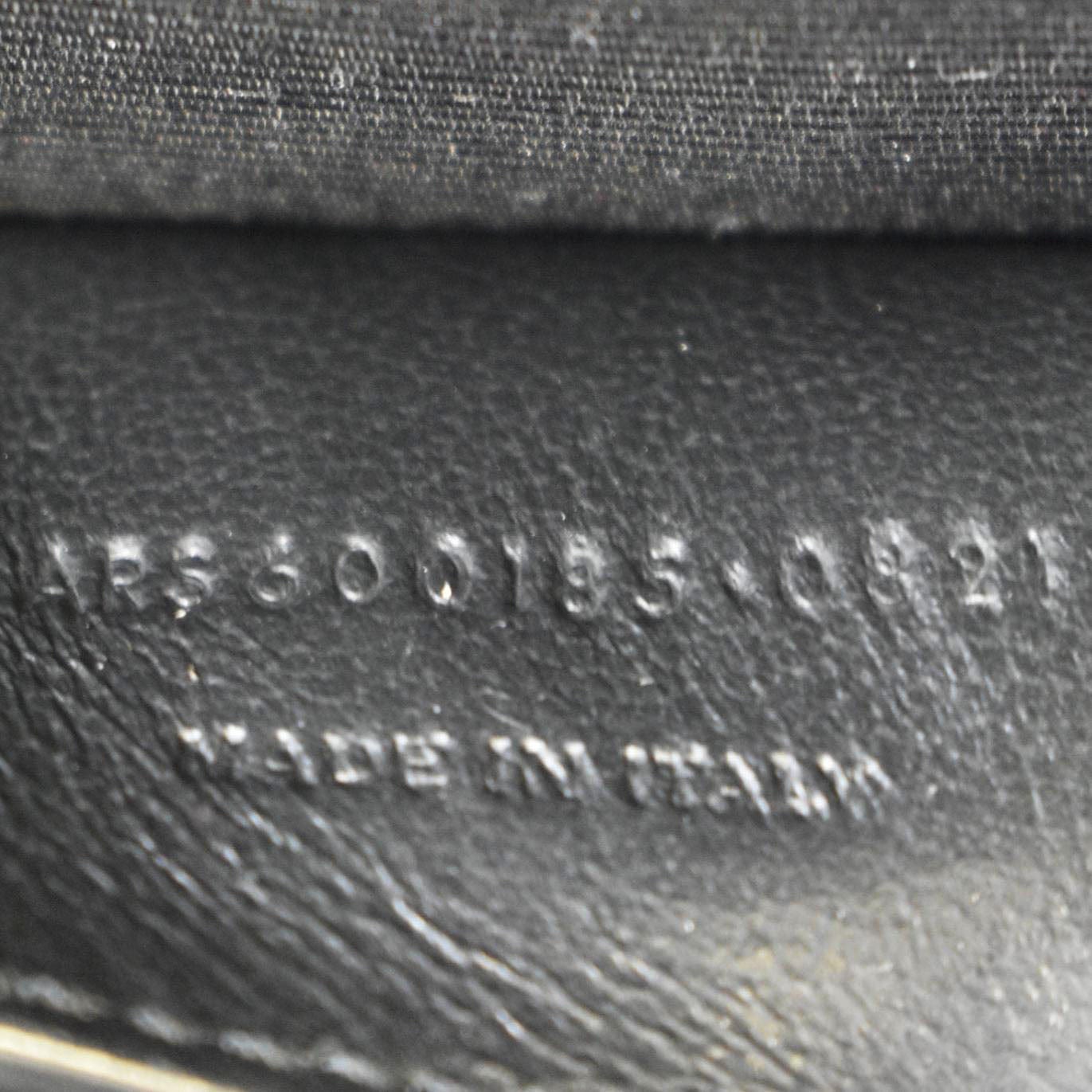 YVES SAINT LAURENT Envelope Medium Mixed Matelasse Leather Shoulder Bag Black