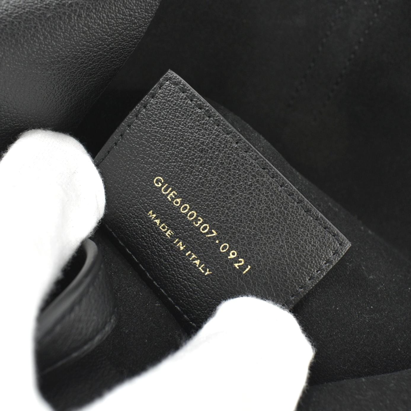 YVES SAINT LAURENT Toy Supple Leather Shopping Tote Bag Black