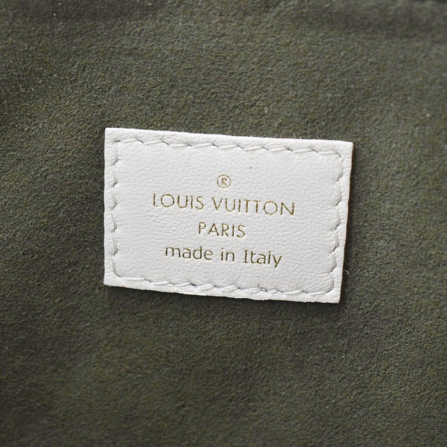 LOUIS VUITTON Coussin PM Monogram Embossed Shoulder Bag Creme