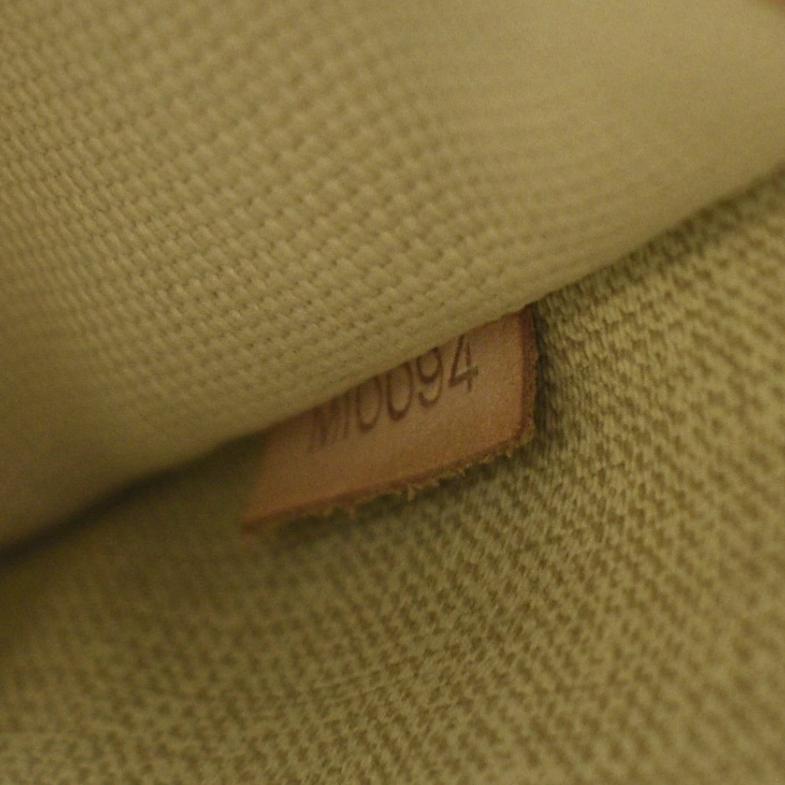 LOUIS VUITTON Deauville Bowling Monogram Canvas Satchel Bag Brown