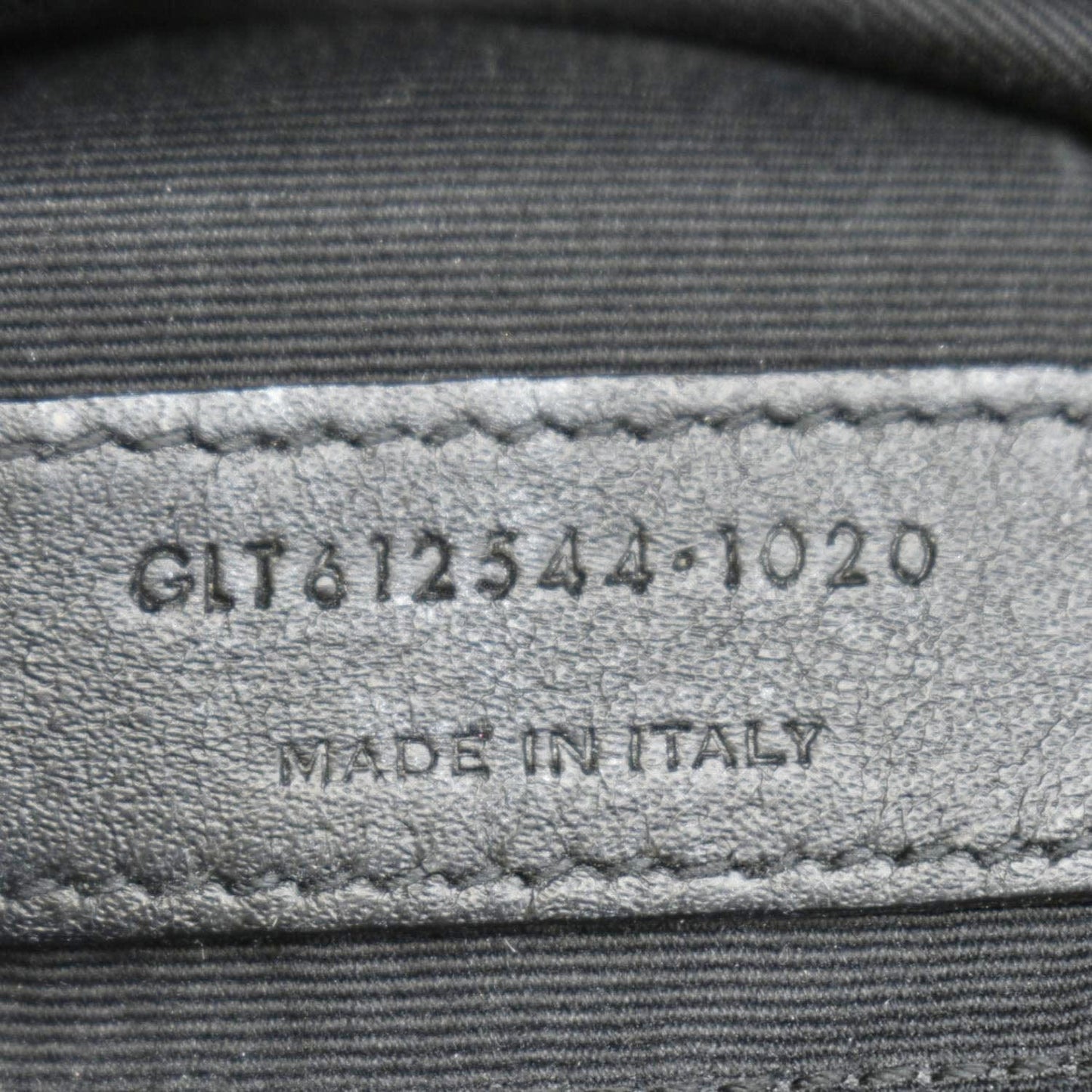 YVES SAINT LAURENT Lou Camera Chevron Leather Crossbody Bag Black