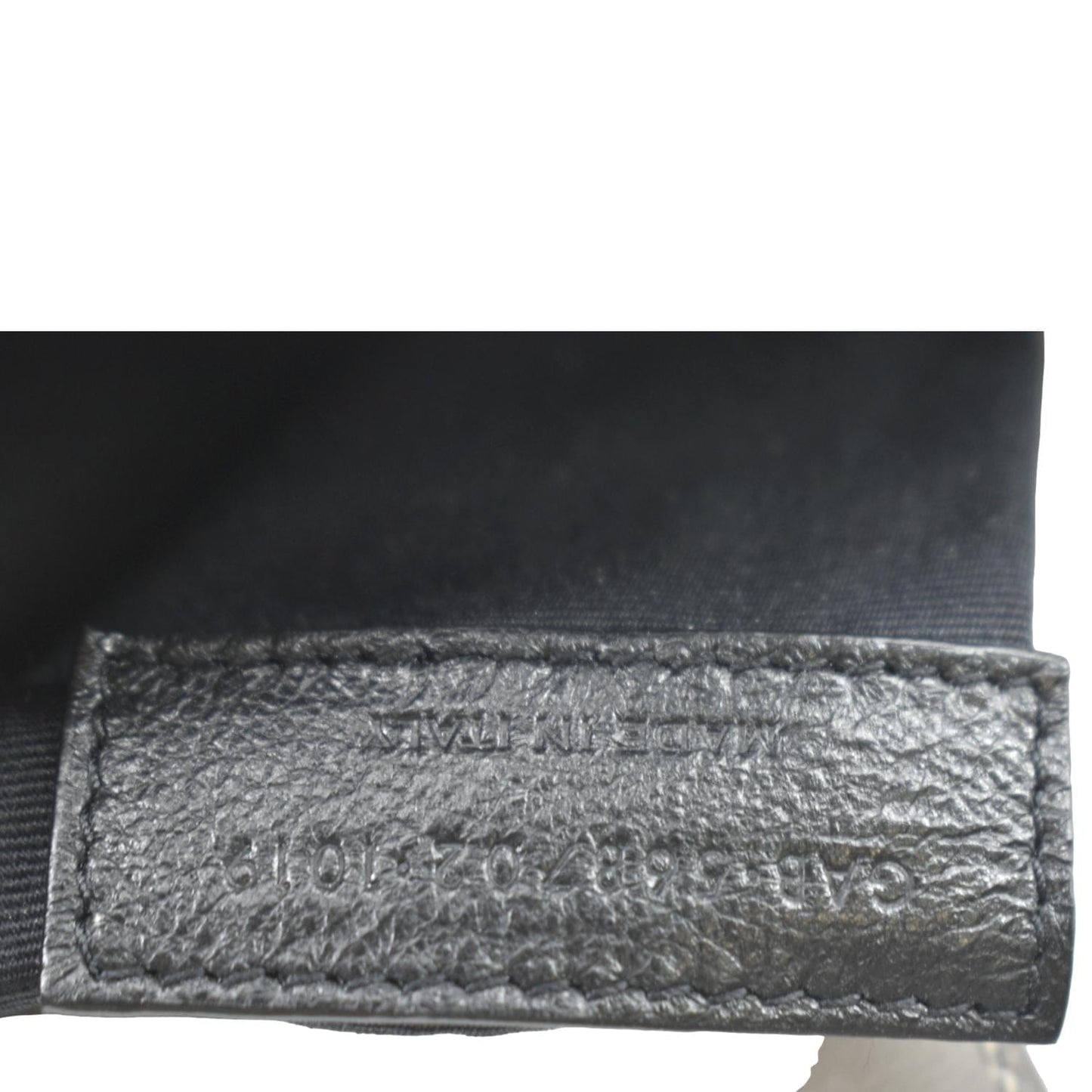 YVES SAINT LAURENT Small Manhattan Leather Shopper Tote Bag Grey