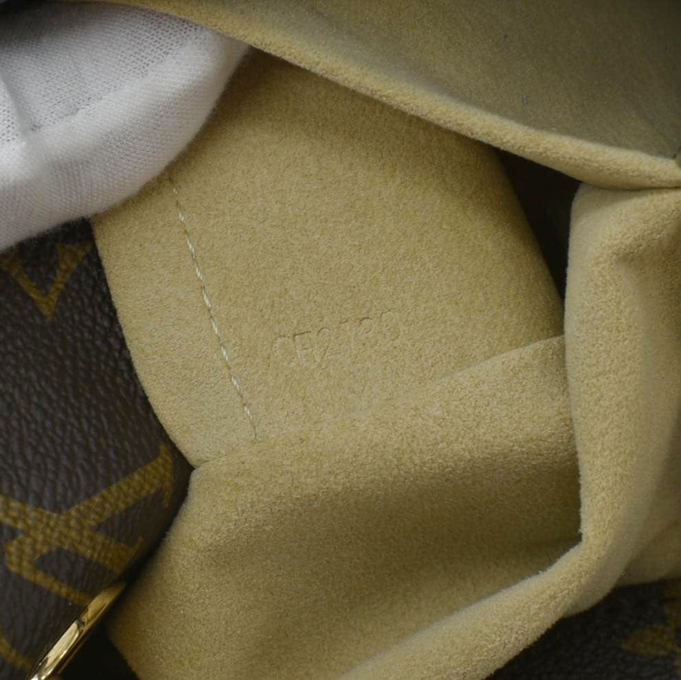 LOUIS VUITTON Artsy MM Monogram Canvas Hobo Bag Brown