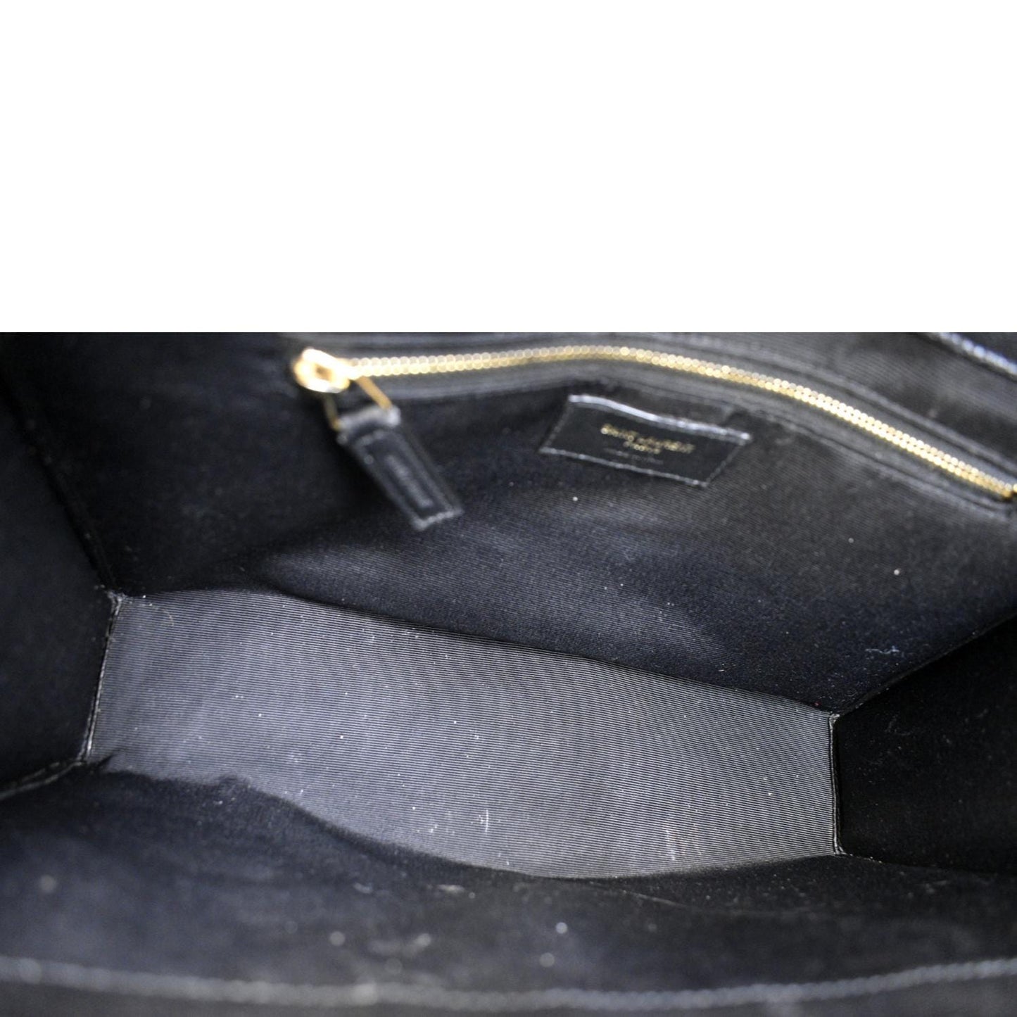 YVES SAINT LAURENT Envelope Medium Matelasse Leather Crossbody Bag Black