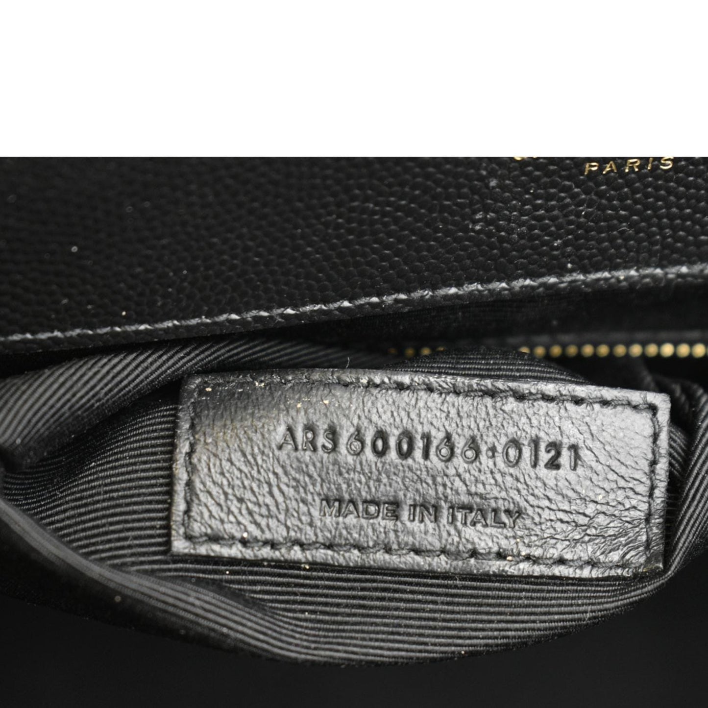 YVES SAINT LAURENT Envelope Medium Matelasse Leather Crossbody Bag Black